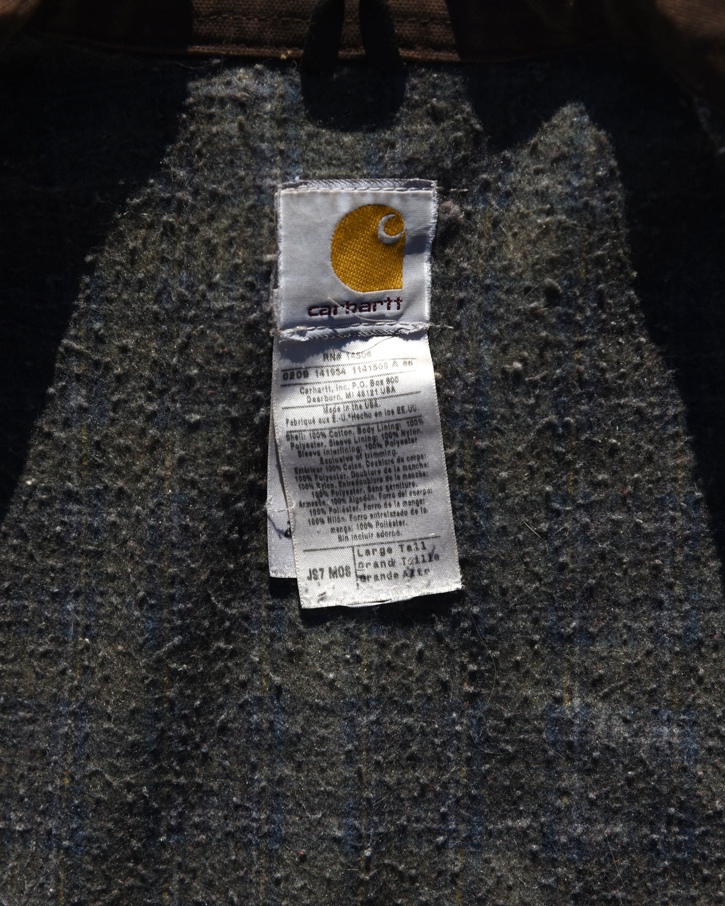 Carhartt J97 MOS Moss Green Detroit Jacket - Large Tall