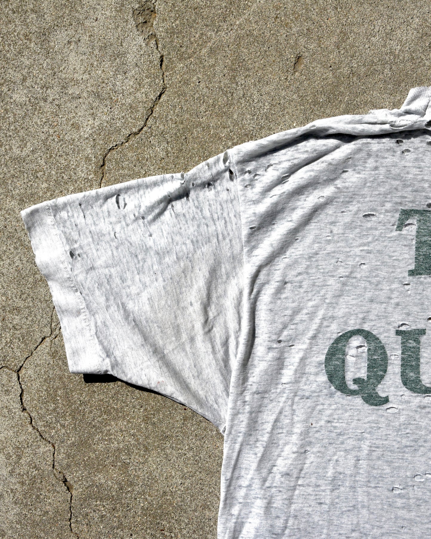 The Smiths 1980s Thrashed Single Stitch - The Queen Is Dead Tshirt