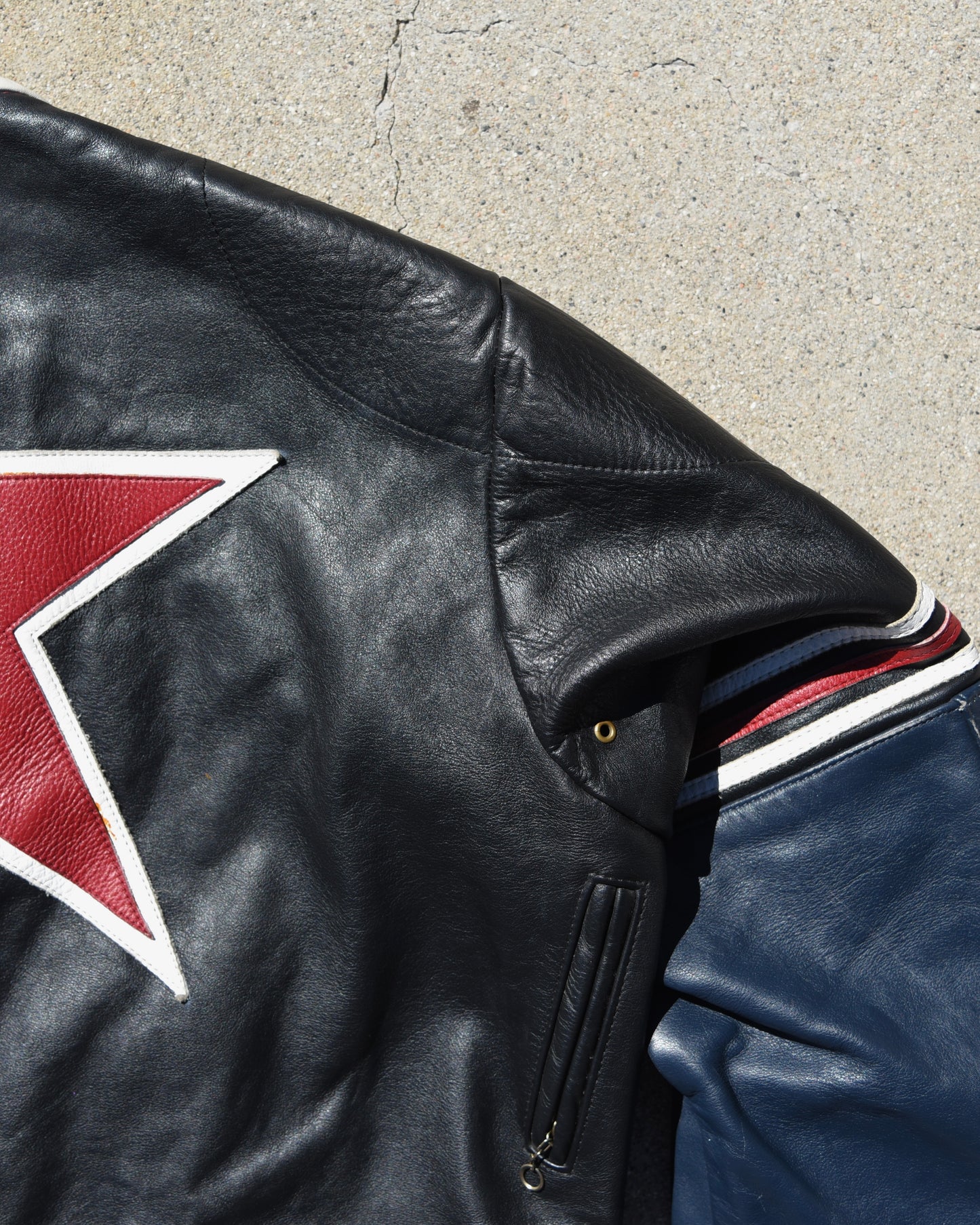 Vanson One Star Racing Leather Jacket - Size 52