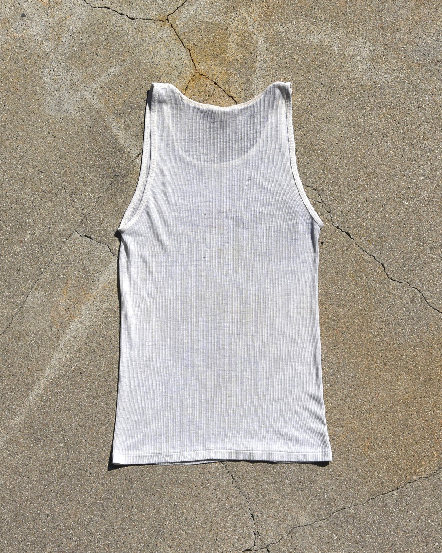 1960s Drop da Gun, Louie! Stenciled Tank Top