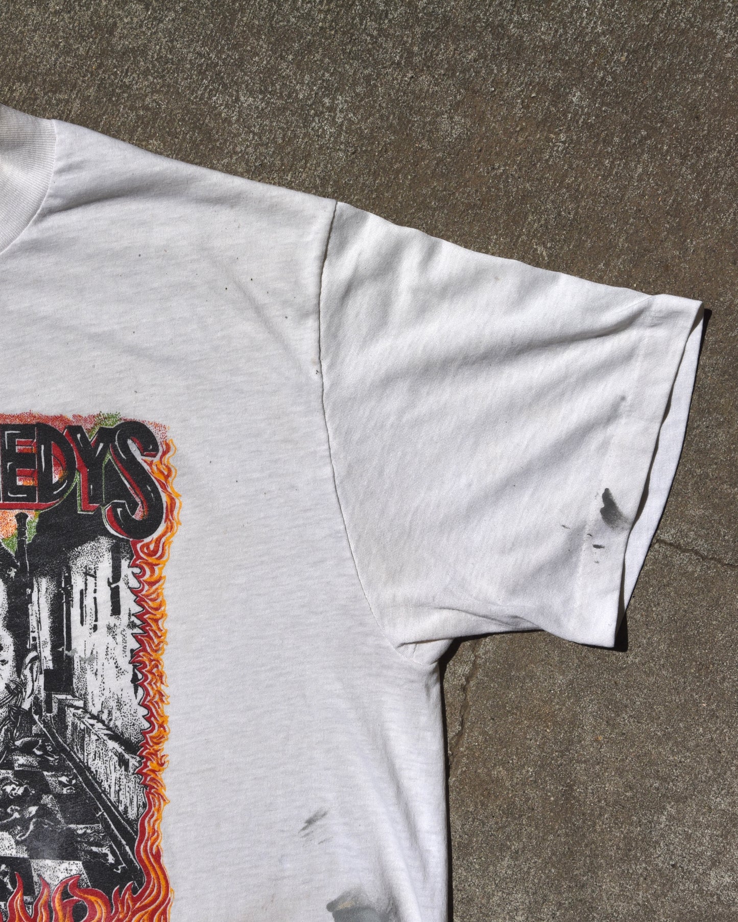 1987 Dead Kennedys Give Me Convenience or Give Me Death Thrashed Tshirt