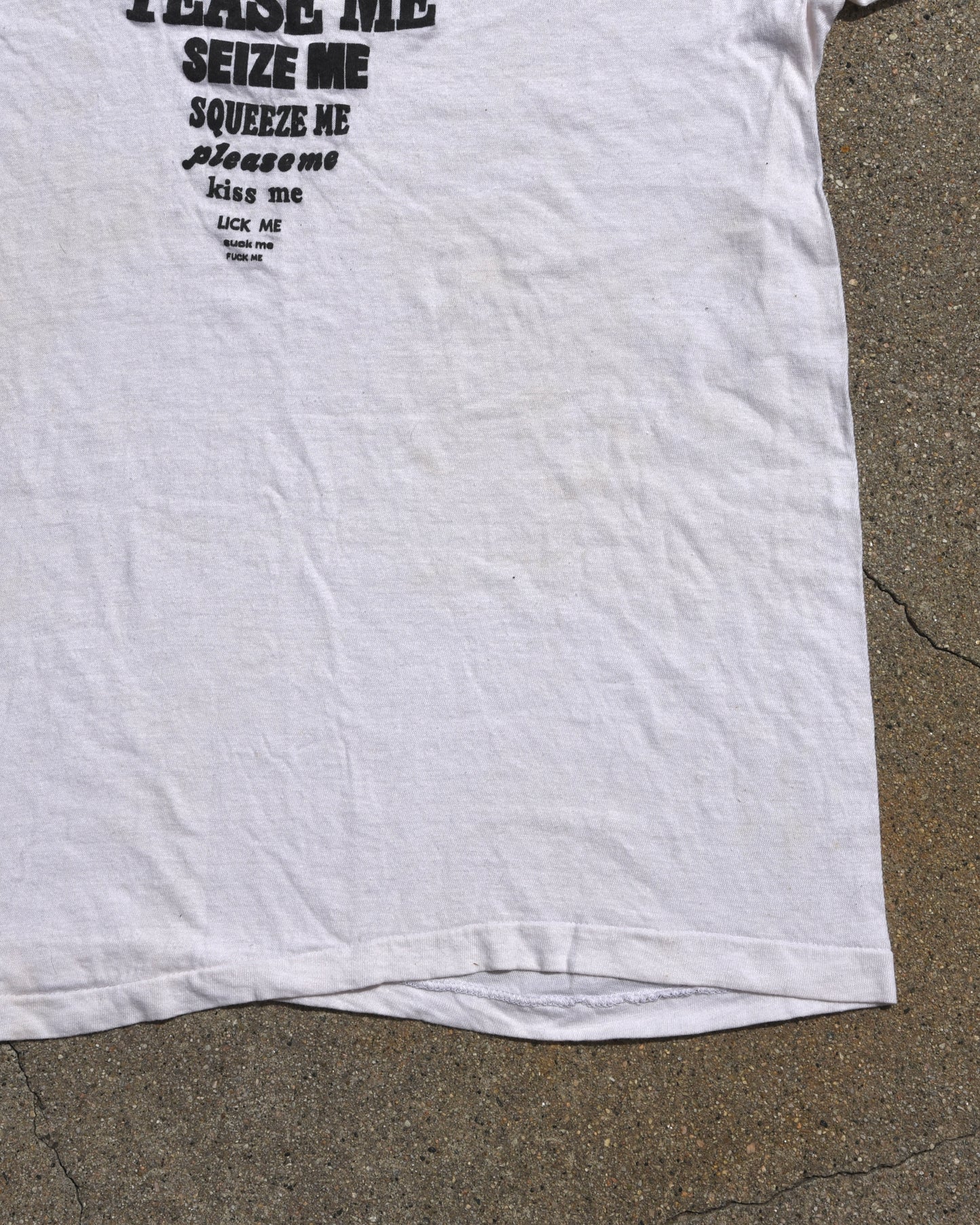 1980s Tease Me Seize Me Tshirt