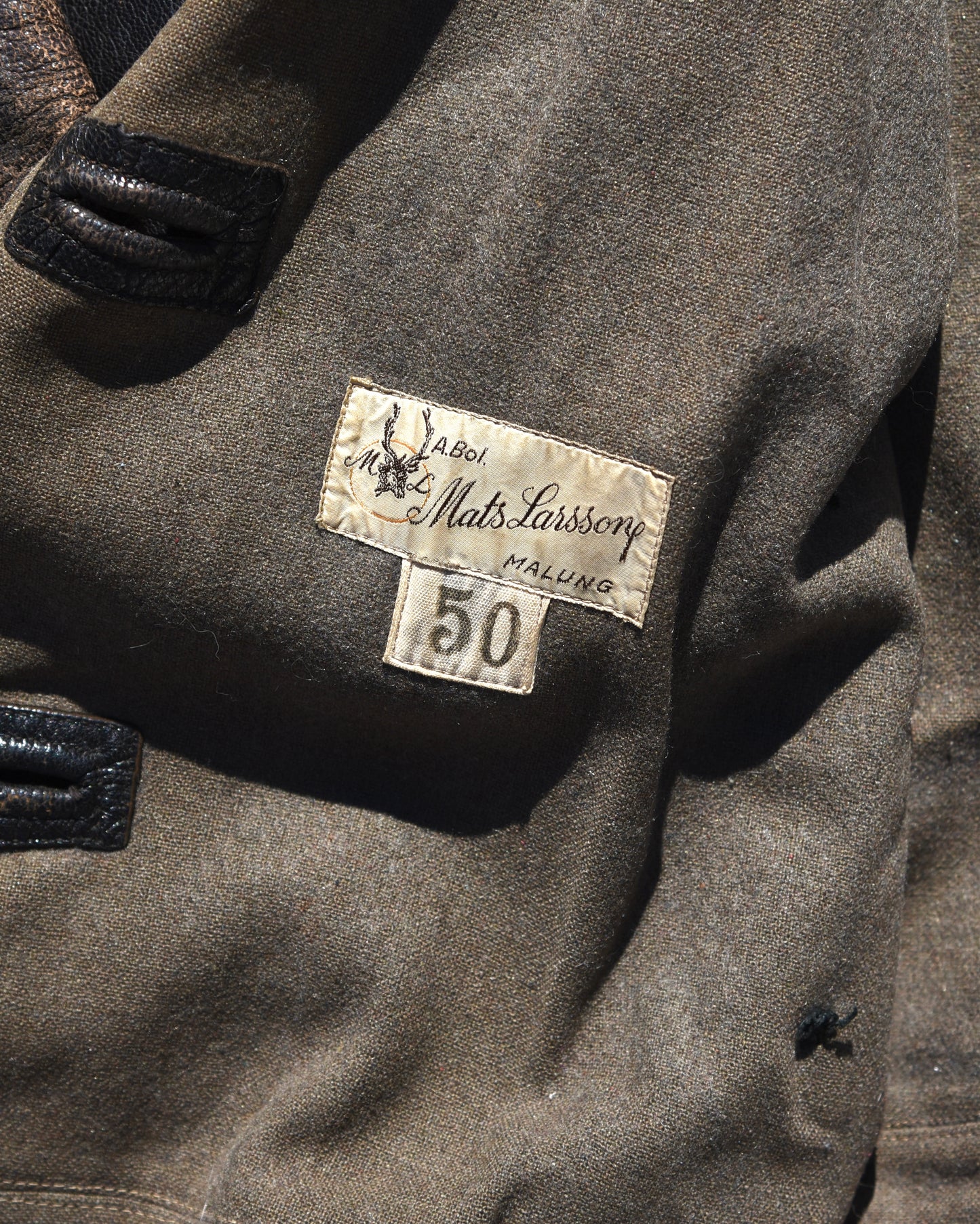1950s Mats Larsson Malung Swedish Motorcycle Dispatch Jacket