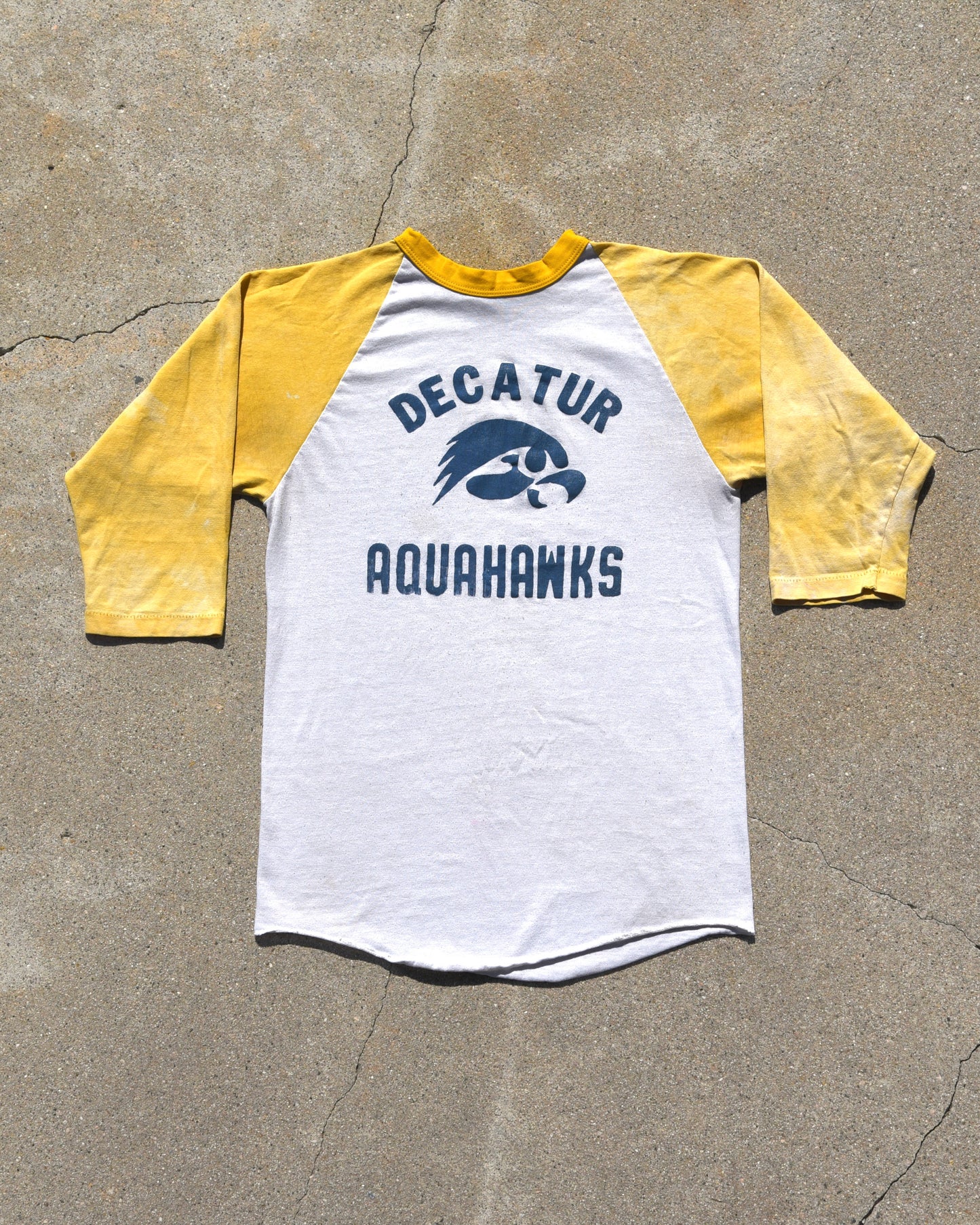 1970s Decatur Aquahawks Raglan Tshirt