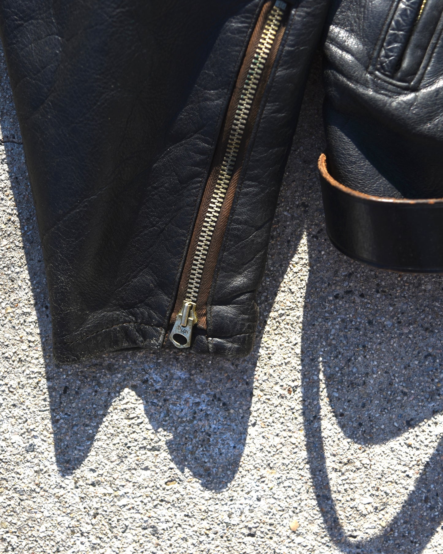 1950s Hercules Horsehide Motorcycle Jacket D-Pocket