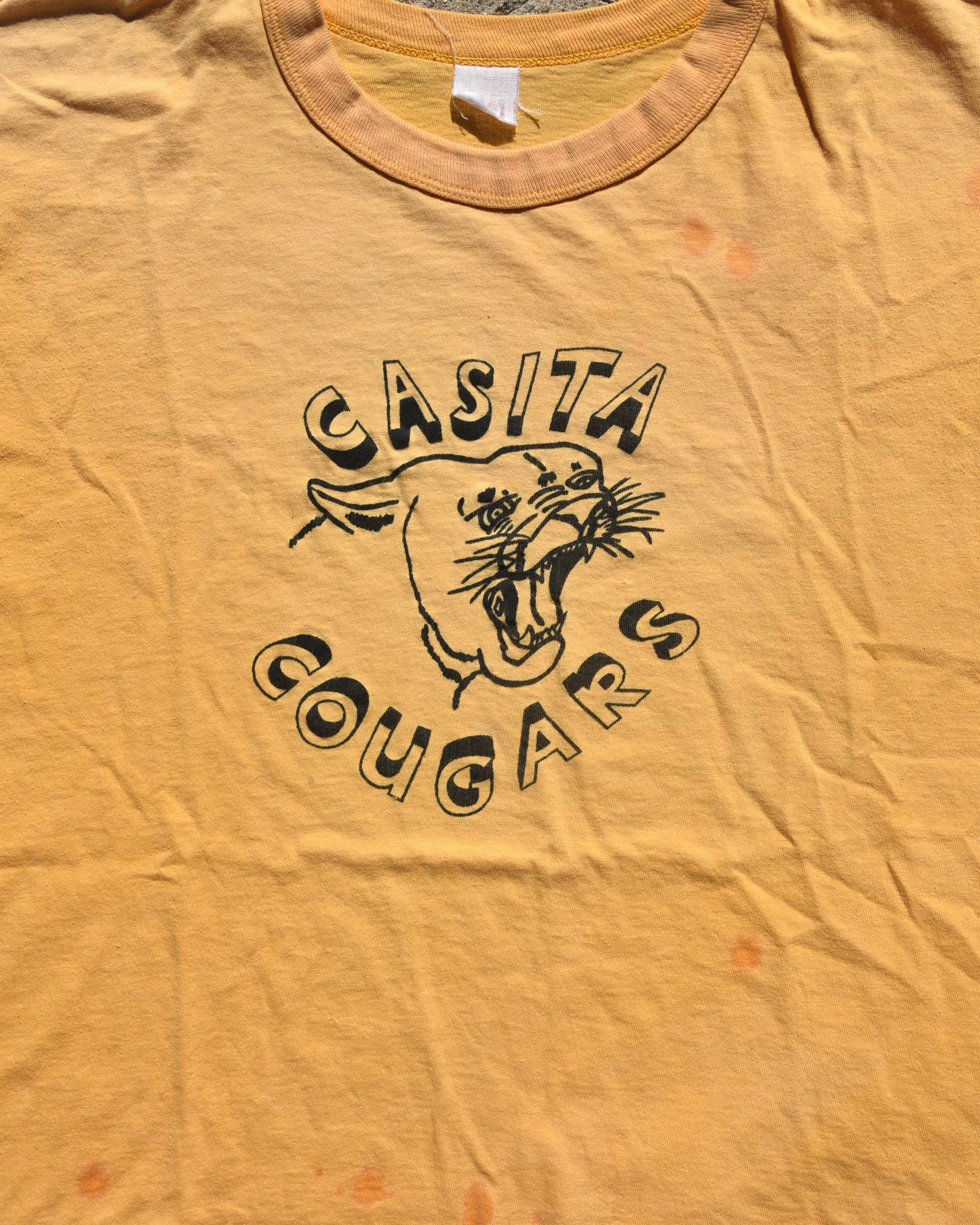 1970s Sun Faded Casita Cougars Tshirt
