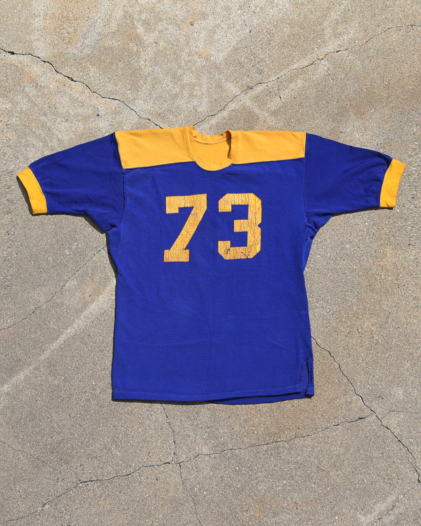1960s Two-Tone Cotton Football Jersey
