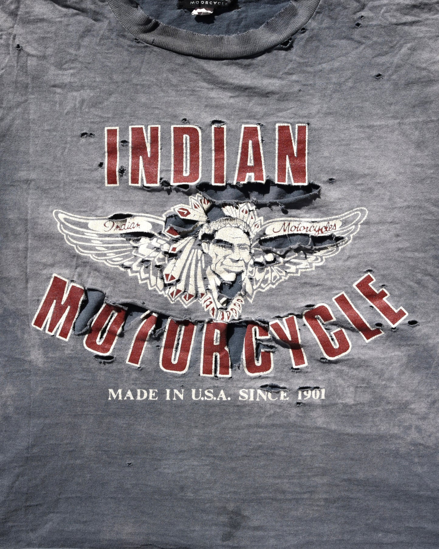 Thrashed and Sun Faded Indian Motorcycles Tshirt