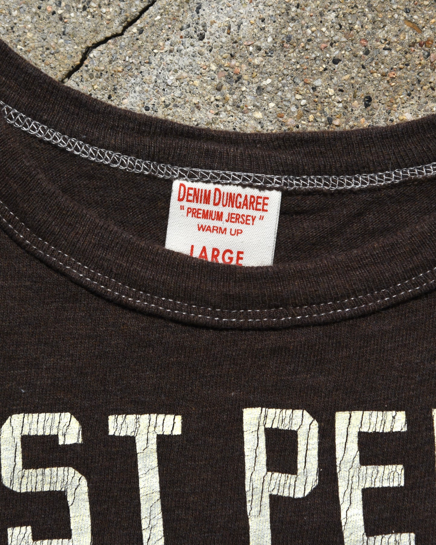 Denim Dungaree First Penguin Tshirt