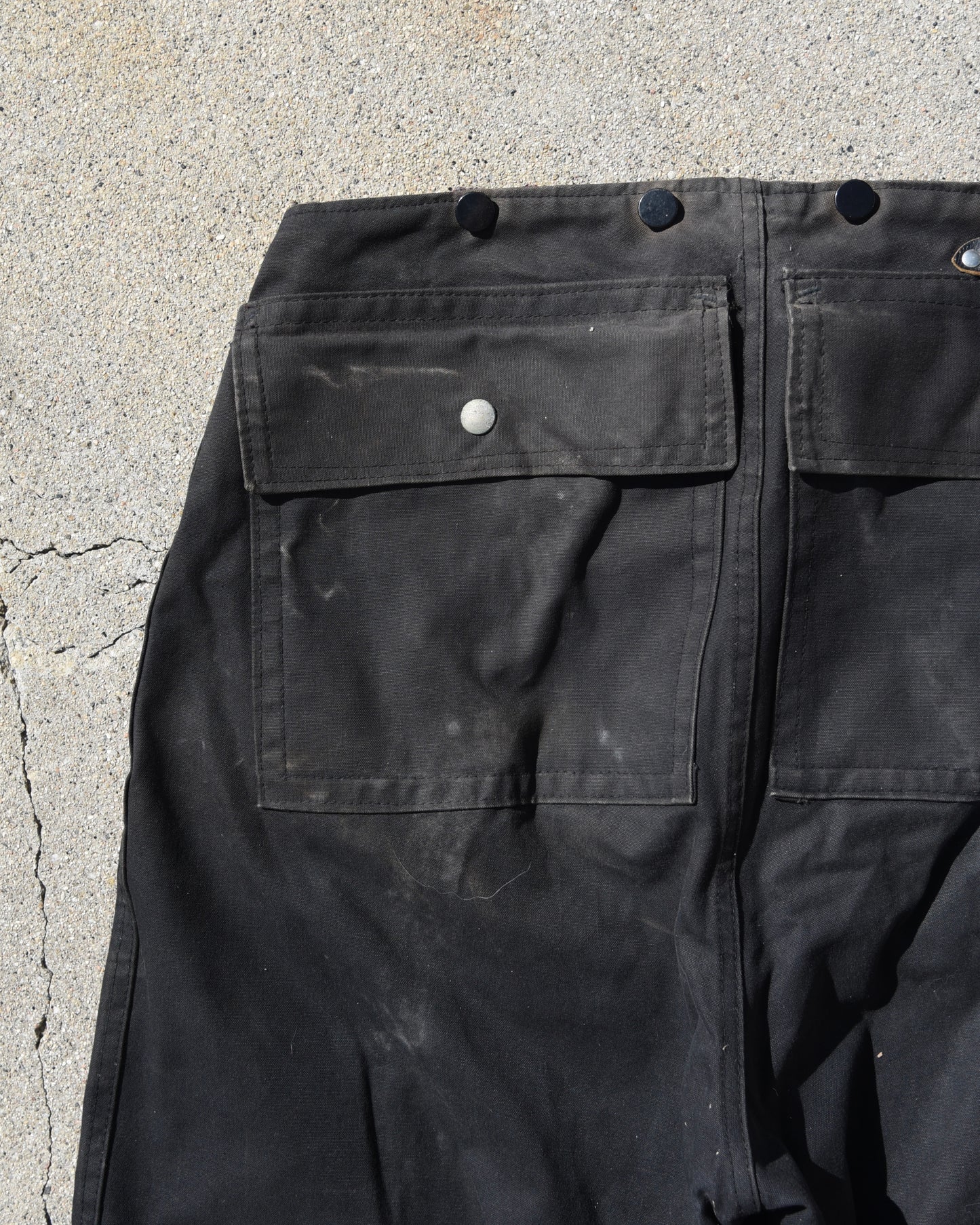 1950s American LaFrance Canvas Fireman Trousers