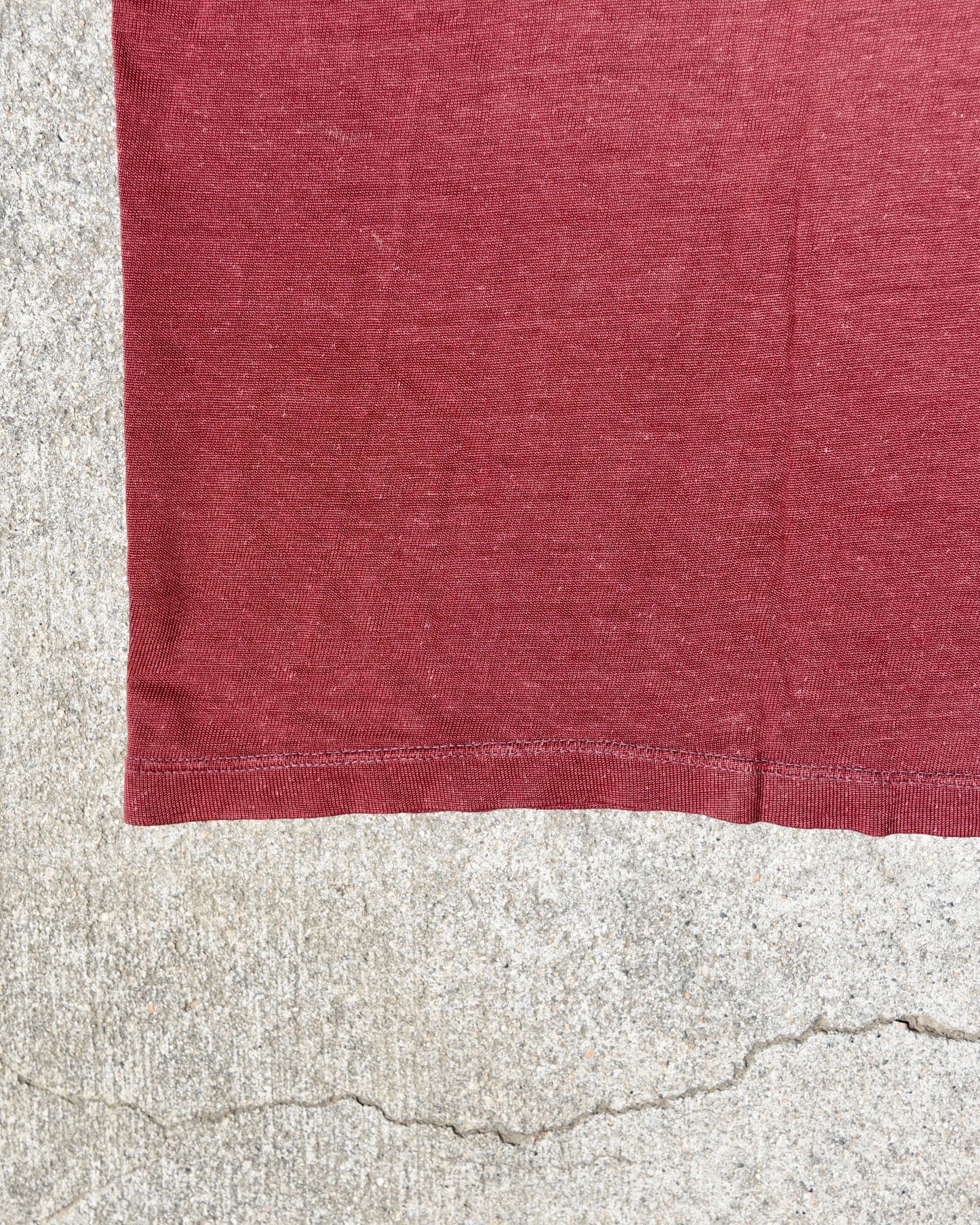 1960s Russell Southern Durene Jersey Fraternity M Sun Faded Ringer