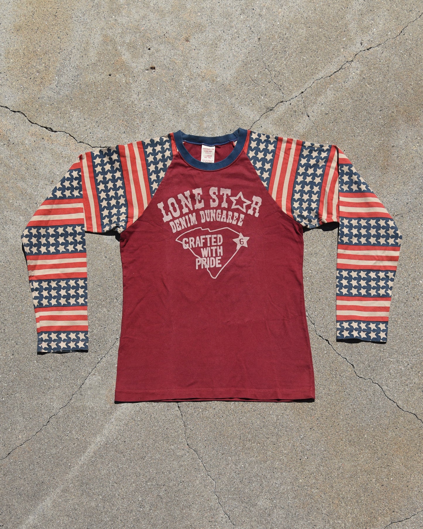 Denim Dungaree Lone Star Tshirt