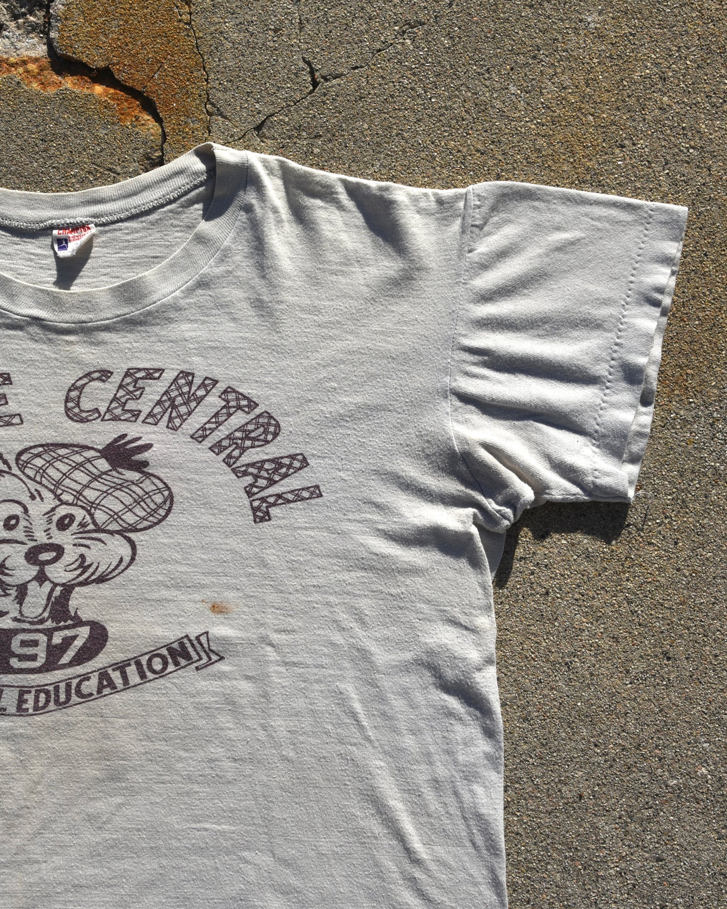 1950s Champion Argyle Central PE Tshirt