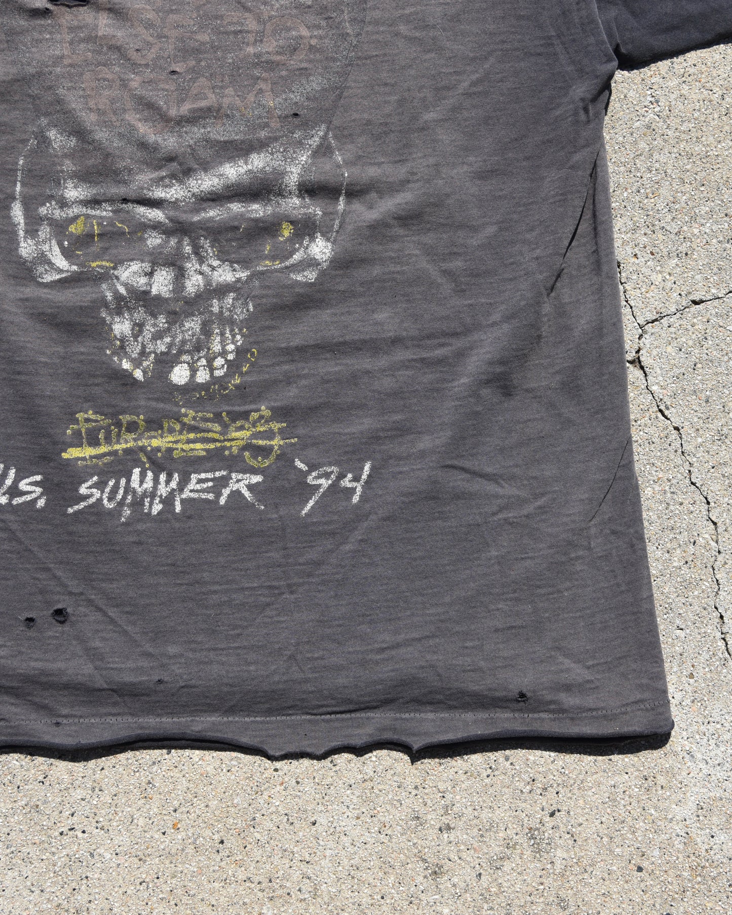 1994 Thrashed and Sun Faded Metallica Summer Tour Tshirt