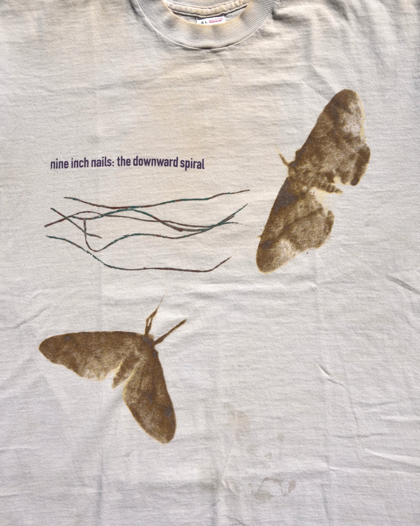 1994 Nine Inch Nails The Downward Spiral Self Destruct Tshirt
