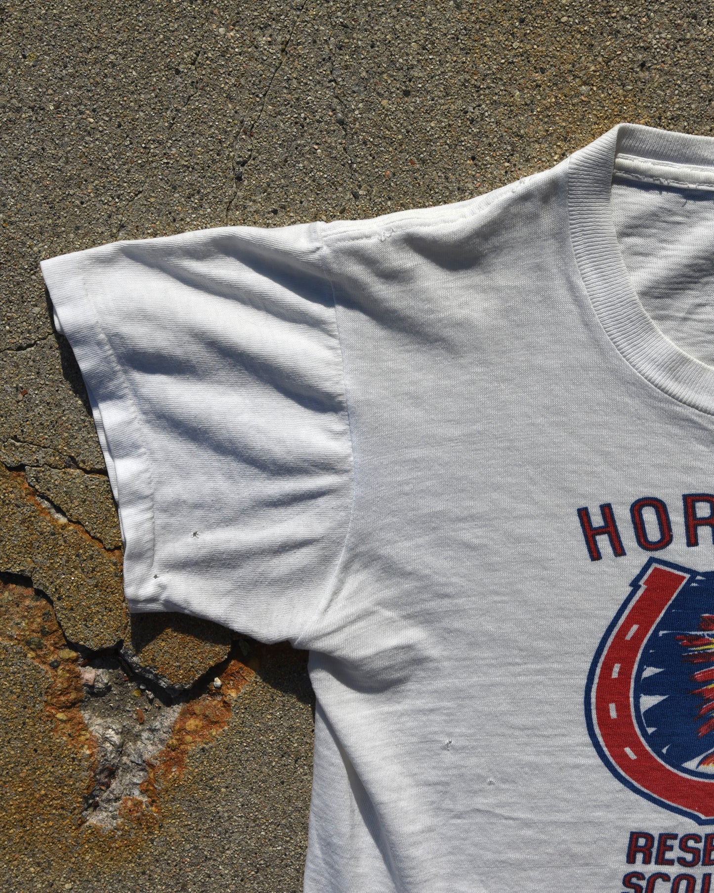 1950s Boy Scouts Horseshoe Reservation Scout Camp Staff Tshirt