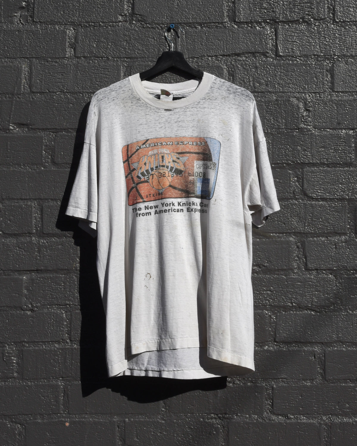 1990s Knicks American Express Tshirt