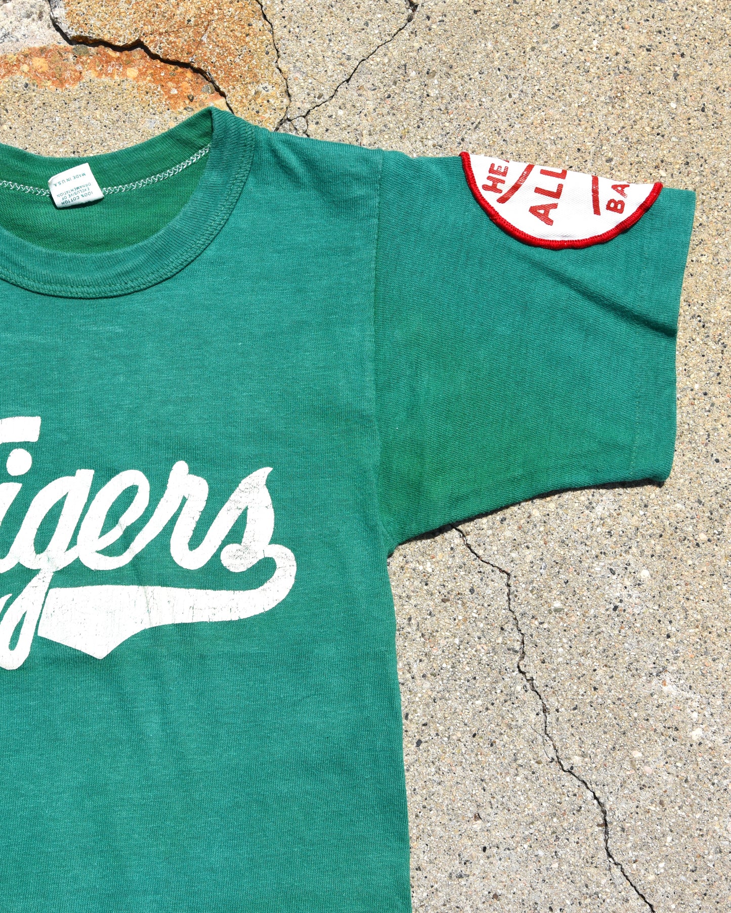 1970s Tigers Baseball Baby Tshirt