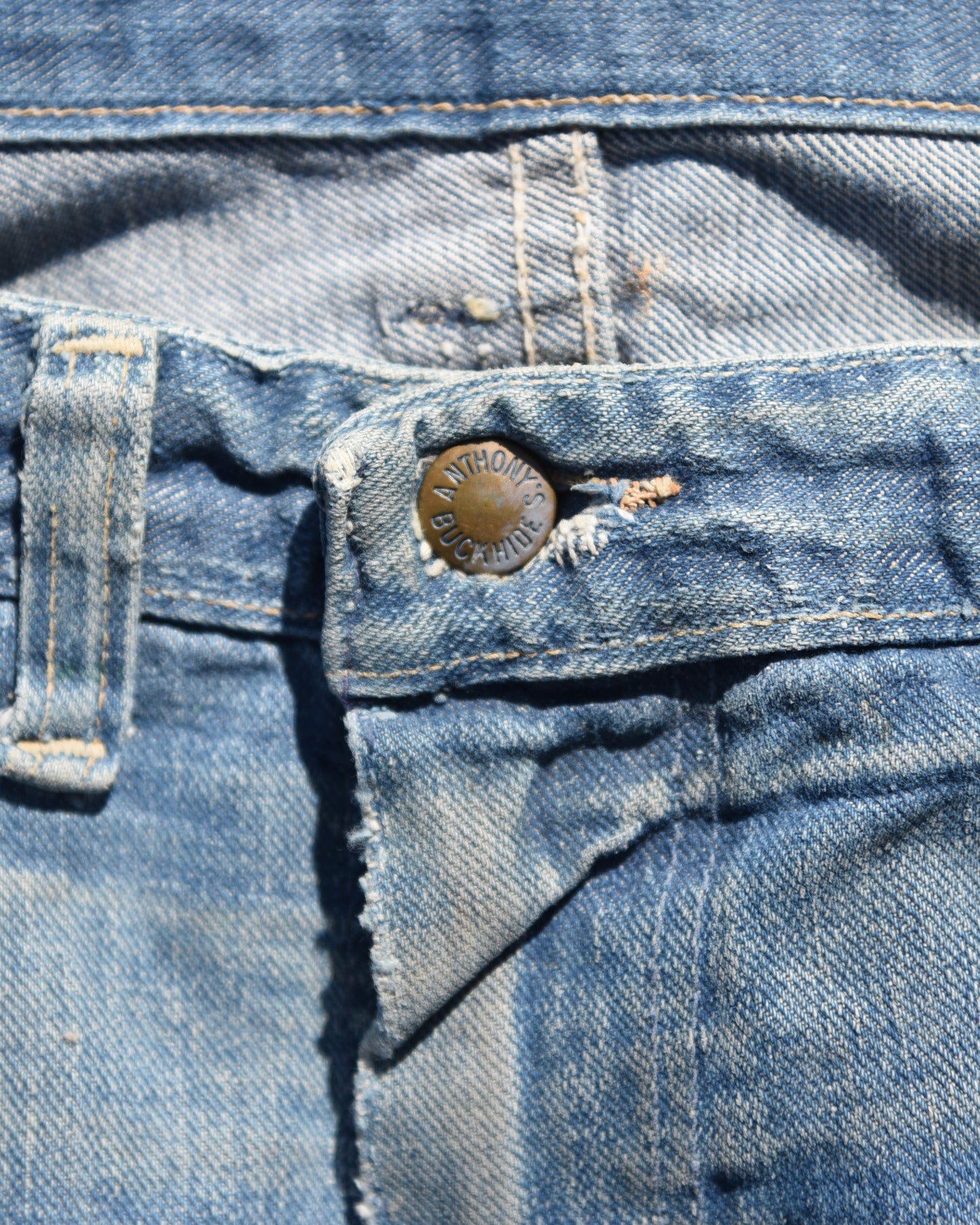 1950s Sun Faded Anthony’s Buckhide Carpenter Denim Jeans