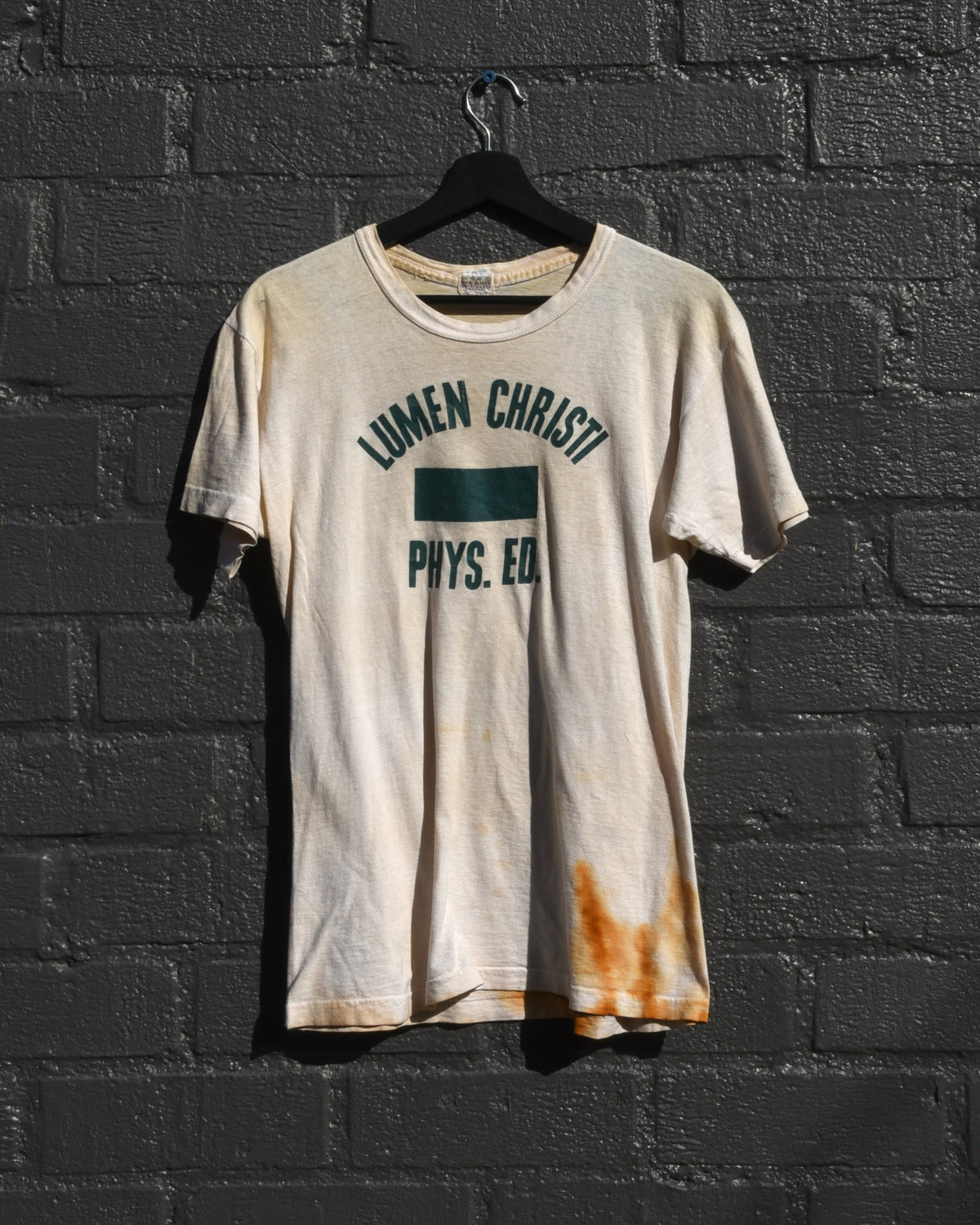 1940s Dix Knit Lumen Christi Phys Ed Tshirt