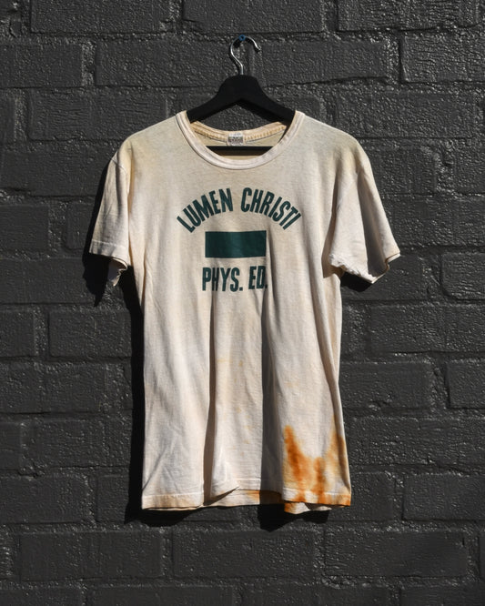 1940s Dix Knit Lumen Christi Phys Ed Tshirt