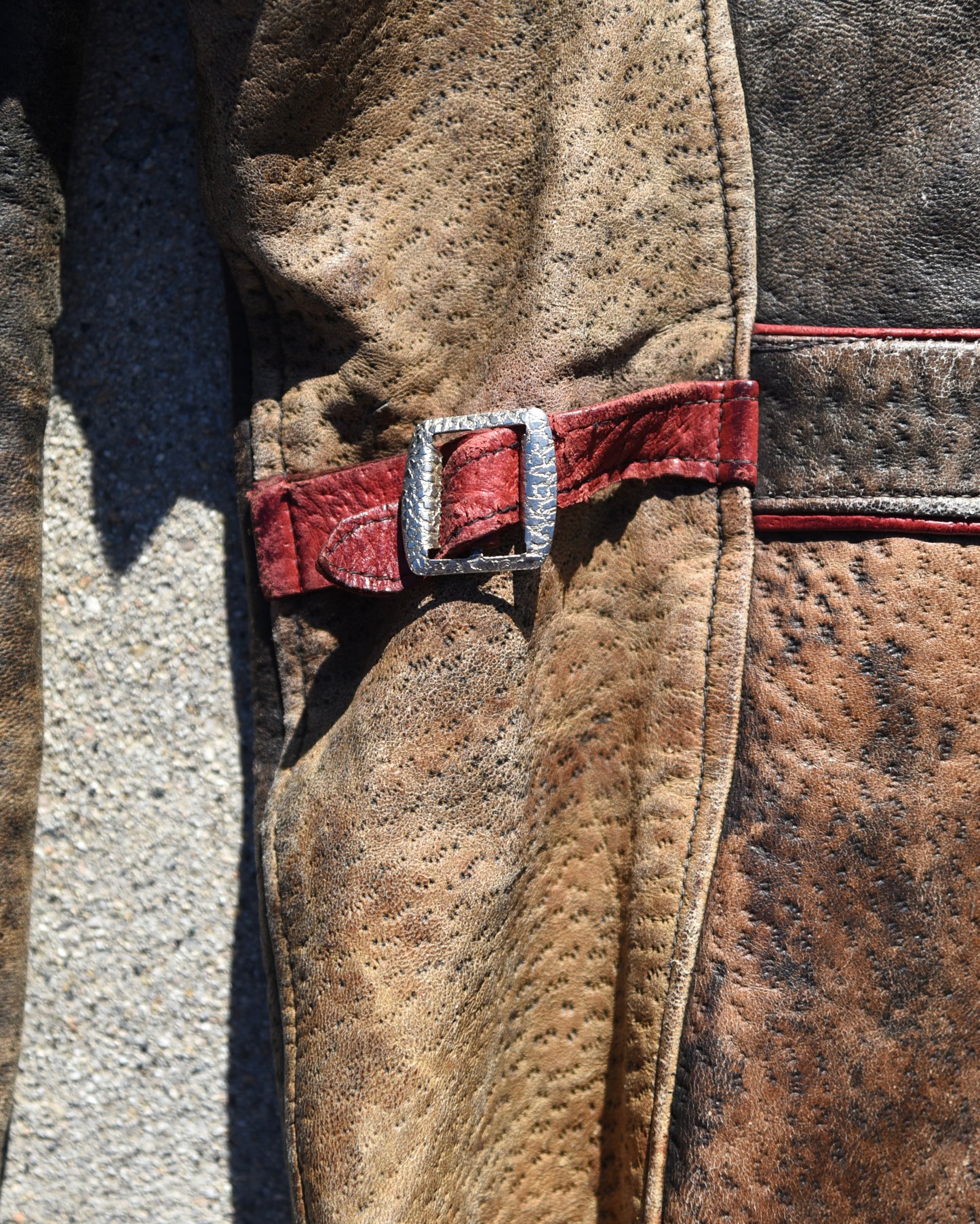 1940s Horsehide Buckleback Leather Jacket