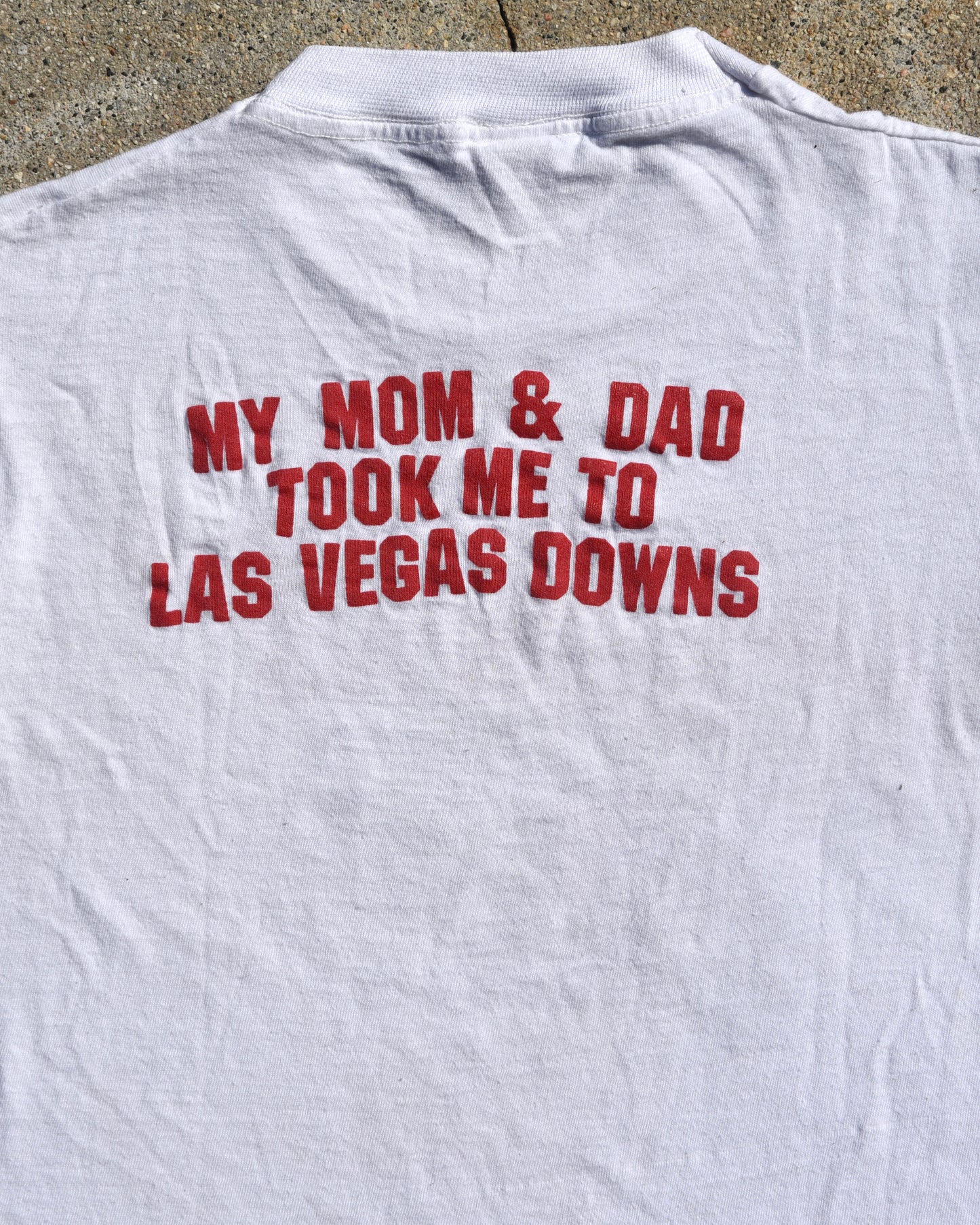 1970s My Mom & Dad Took Me To Las Vegas Downs Femme Tshirt