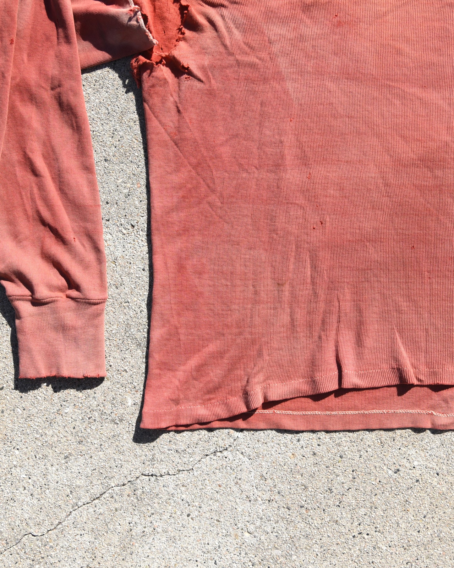 1950s Thrashed and Faded Long Sleeve Tshirt