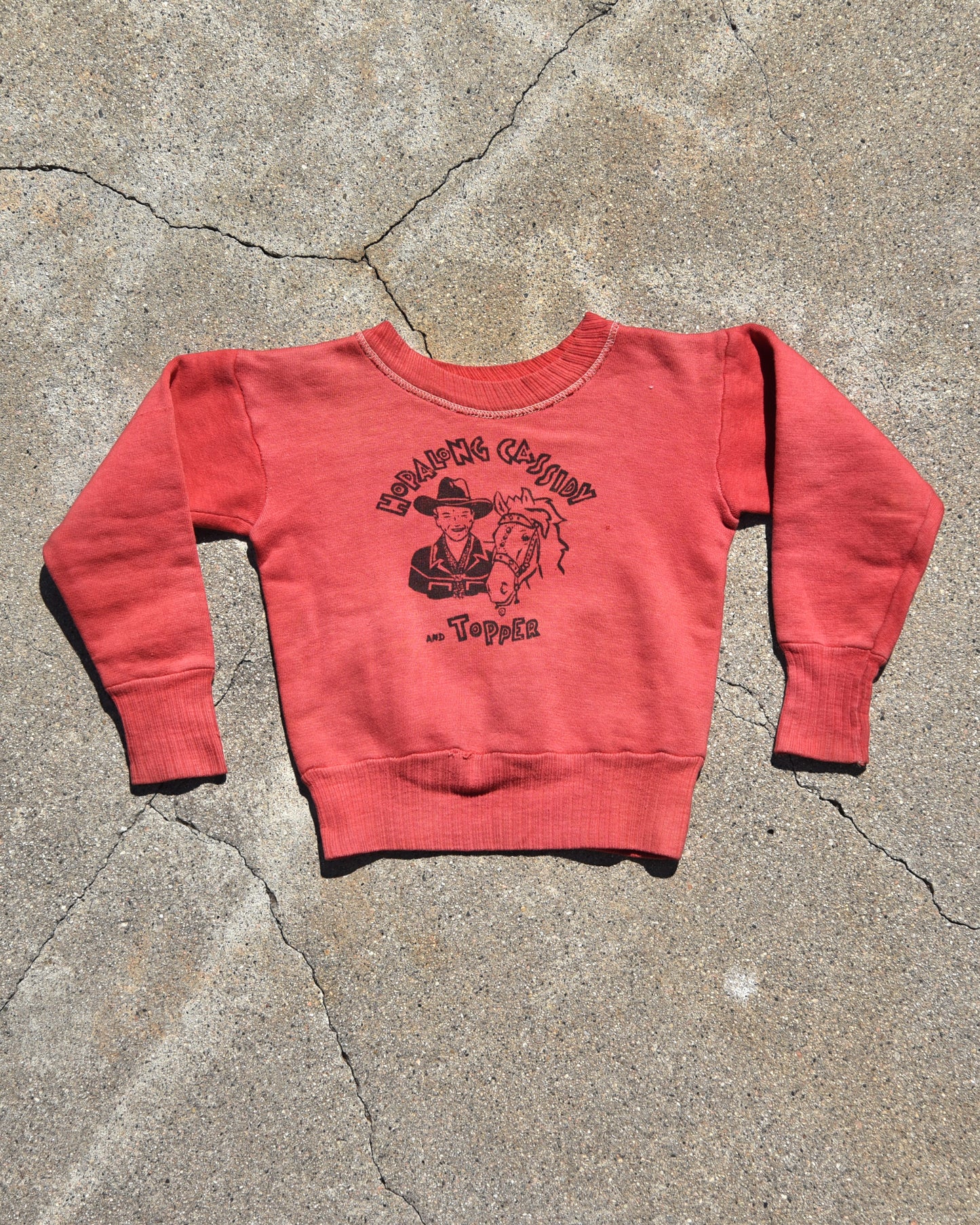 1950s Hopalong Cassidy Baby Sweatshirt