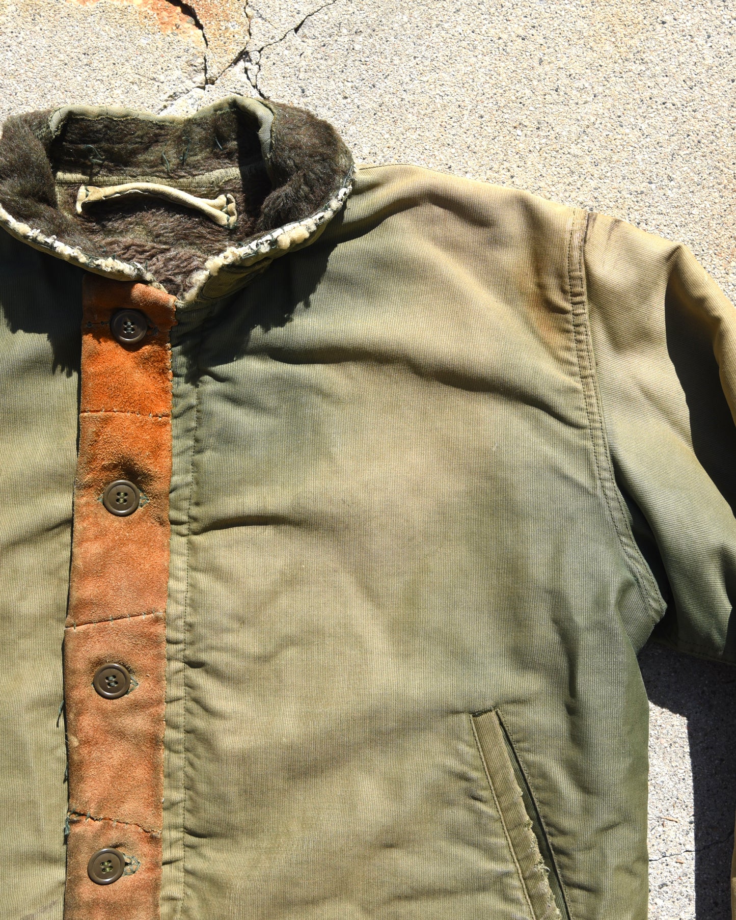 1960s Sun Faded USN N1 Deck Jacket