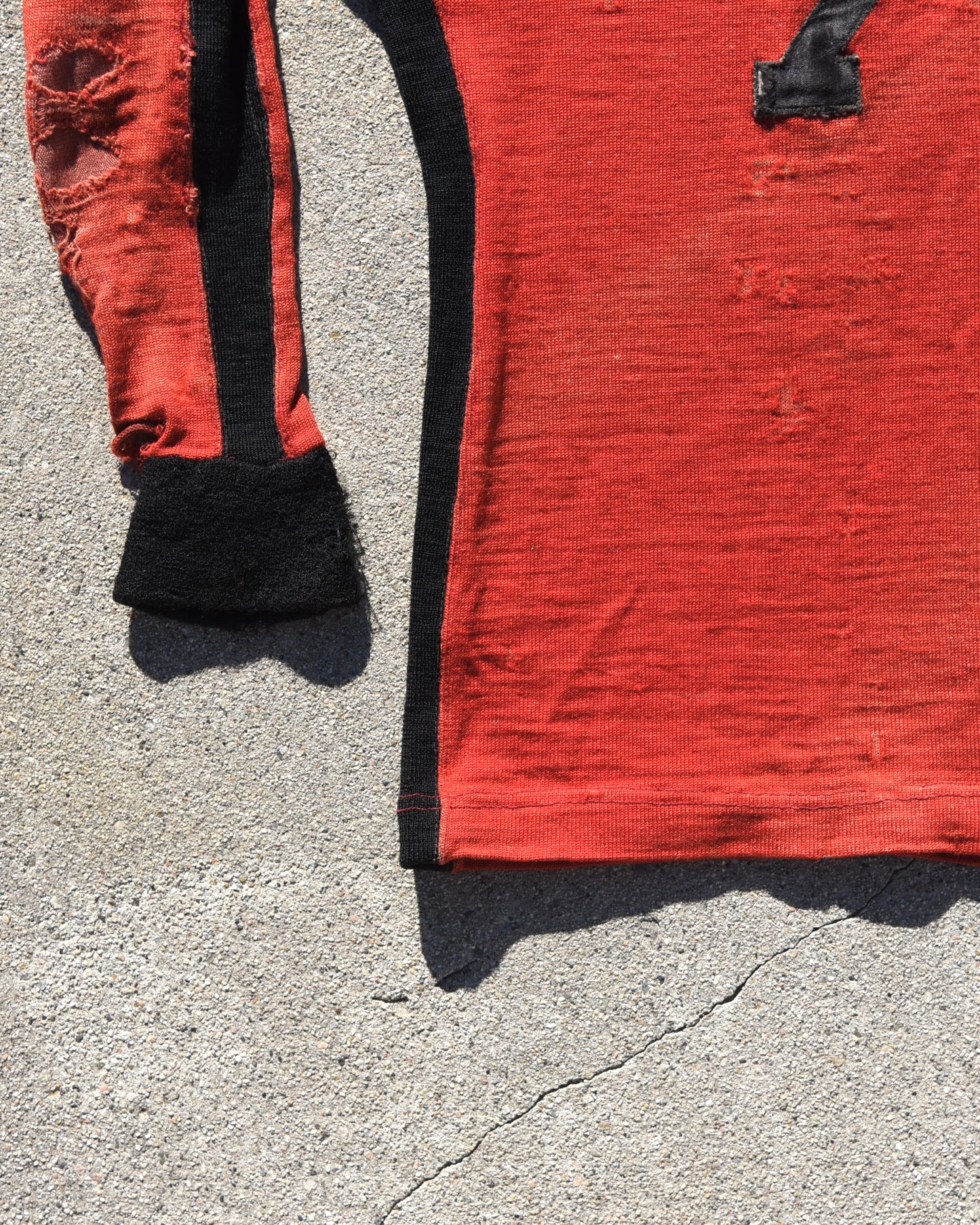 1940s Football Jersey - Thrashed And Repaired