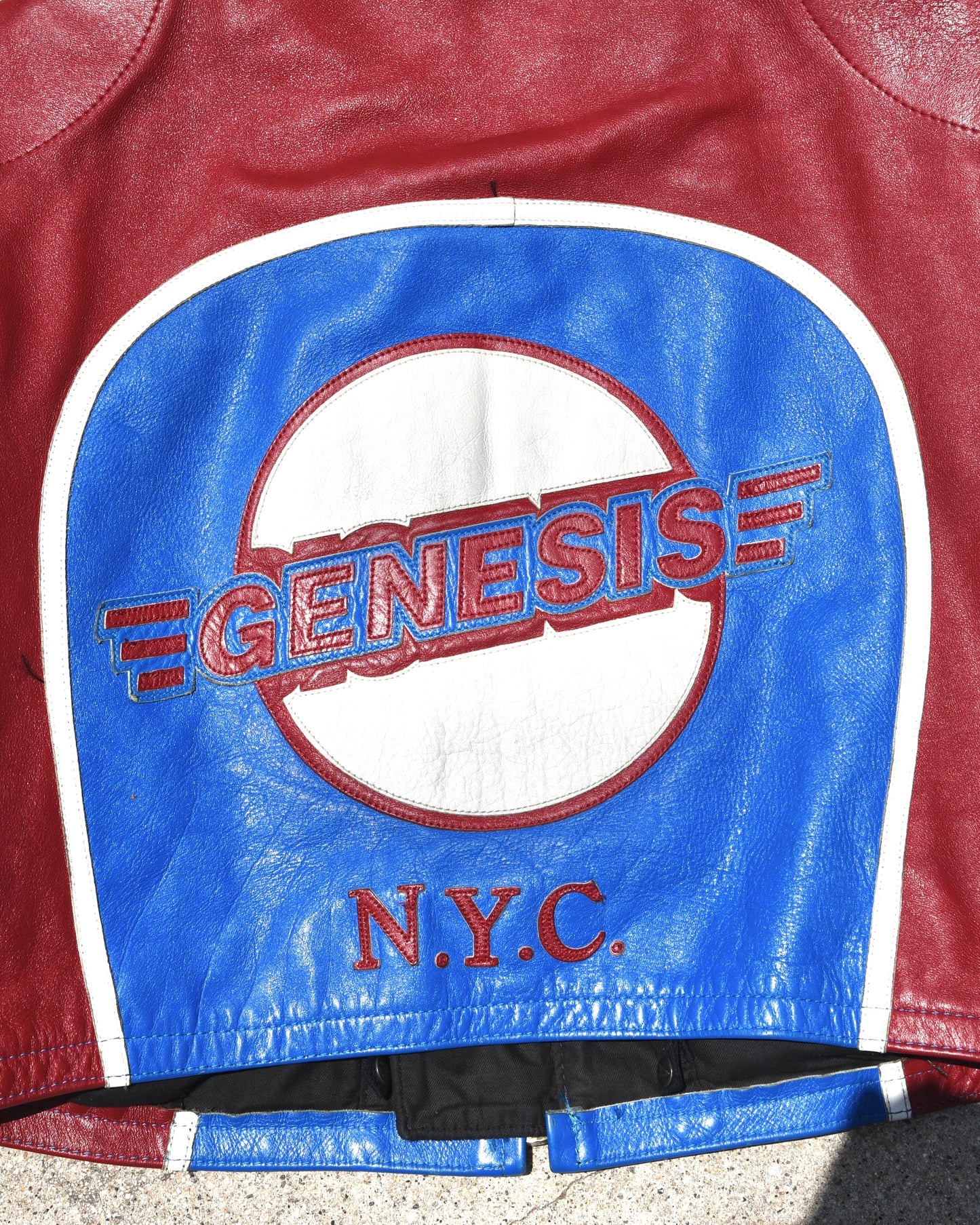 1990s Vanson Leathers Genesis NYC Motorcycle Jacket