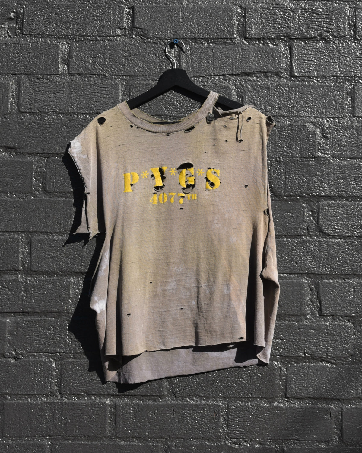 1980s Thrashed P*Y*G*S Tshirt
