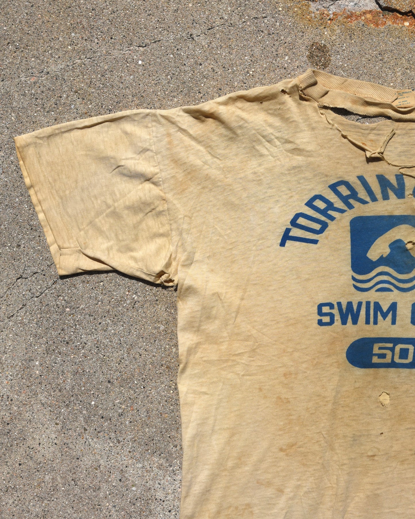 1970s Thrashed Torrington Swim Club Tshirt