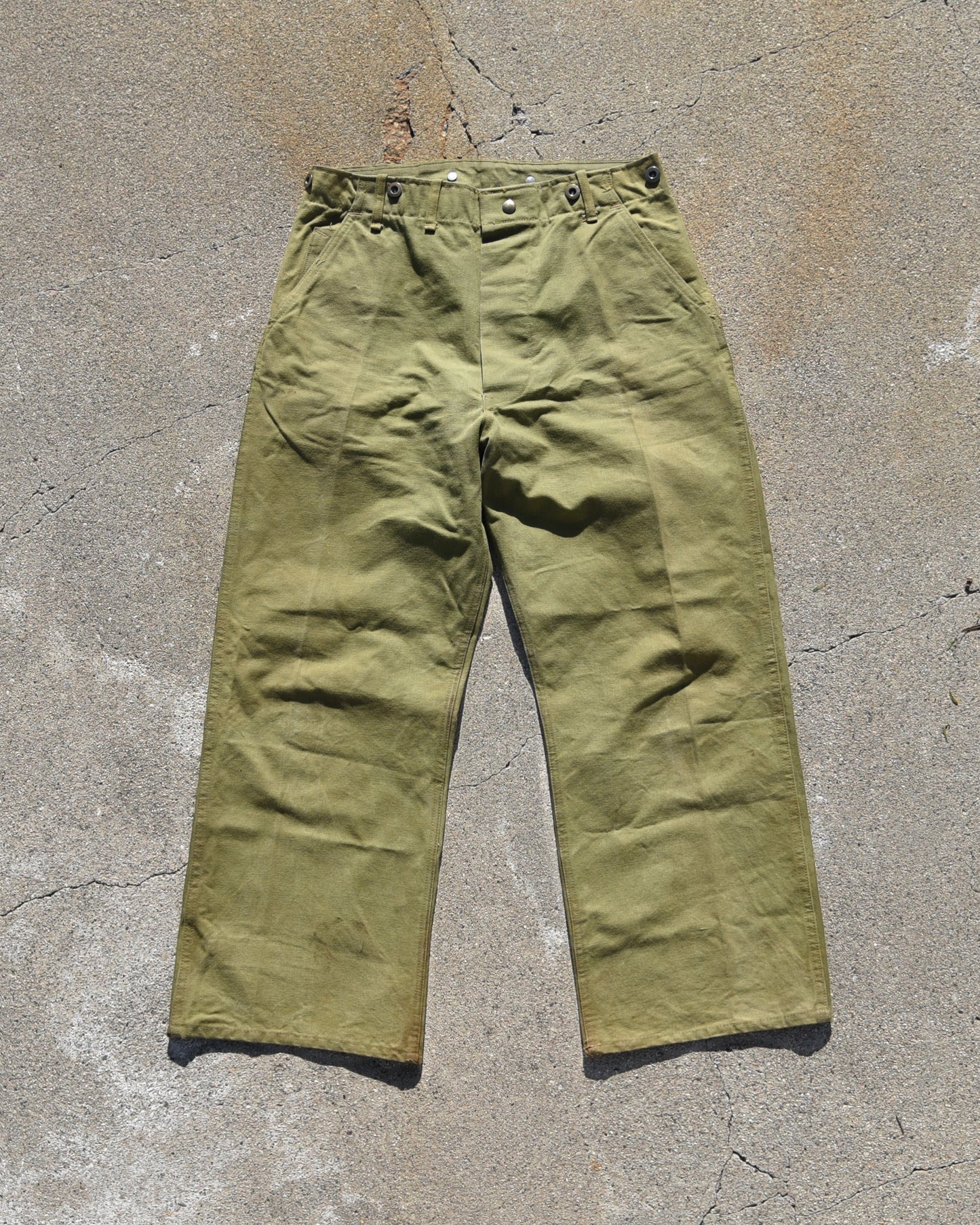 1950s Hirsch Weis Waxed Canvas Logging Pants