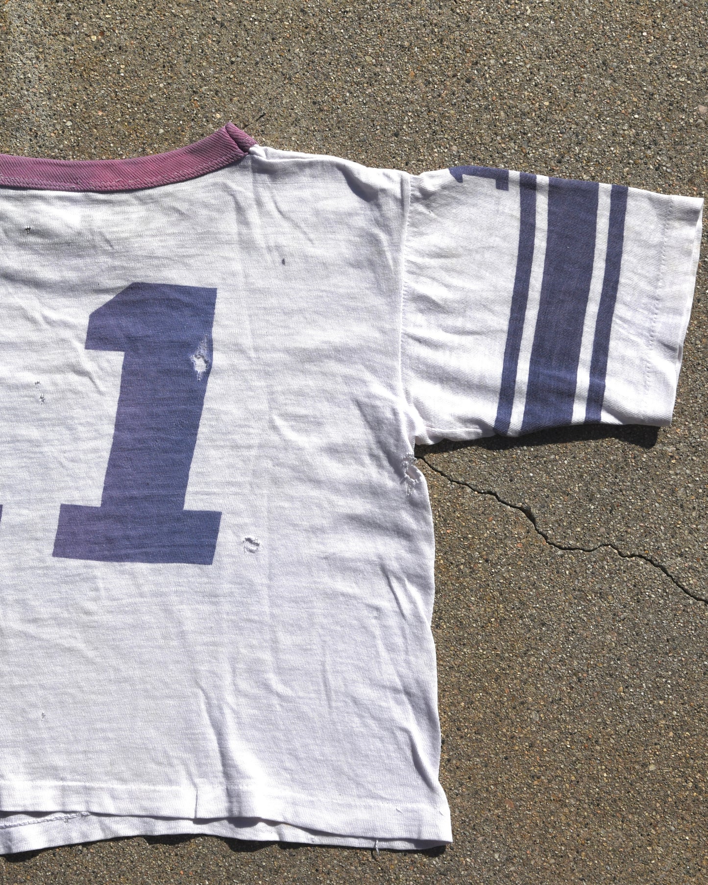 1950s Cotton Waterprint Football Jersey