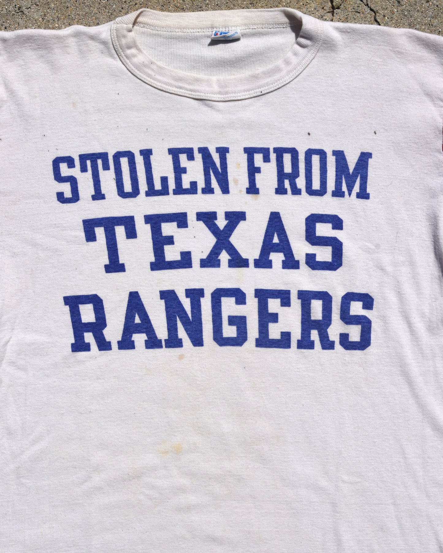 1970s Stolen From Texas Rangers Raglan Tshirt