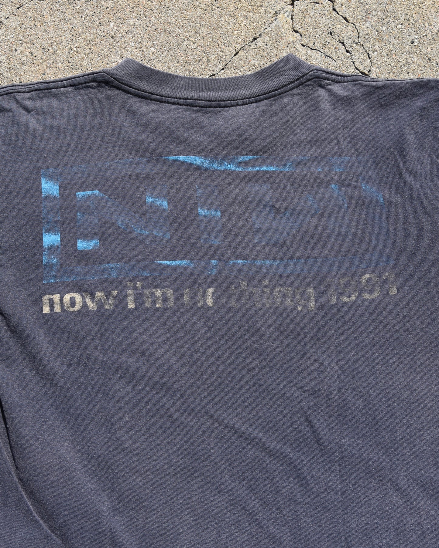 1991 Sun Faded Nine Inch Nails Now I’m Nothing Tshirt