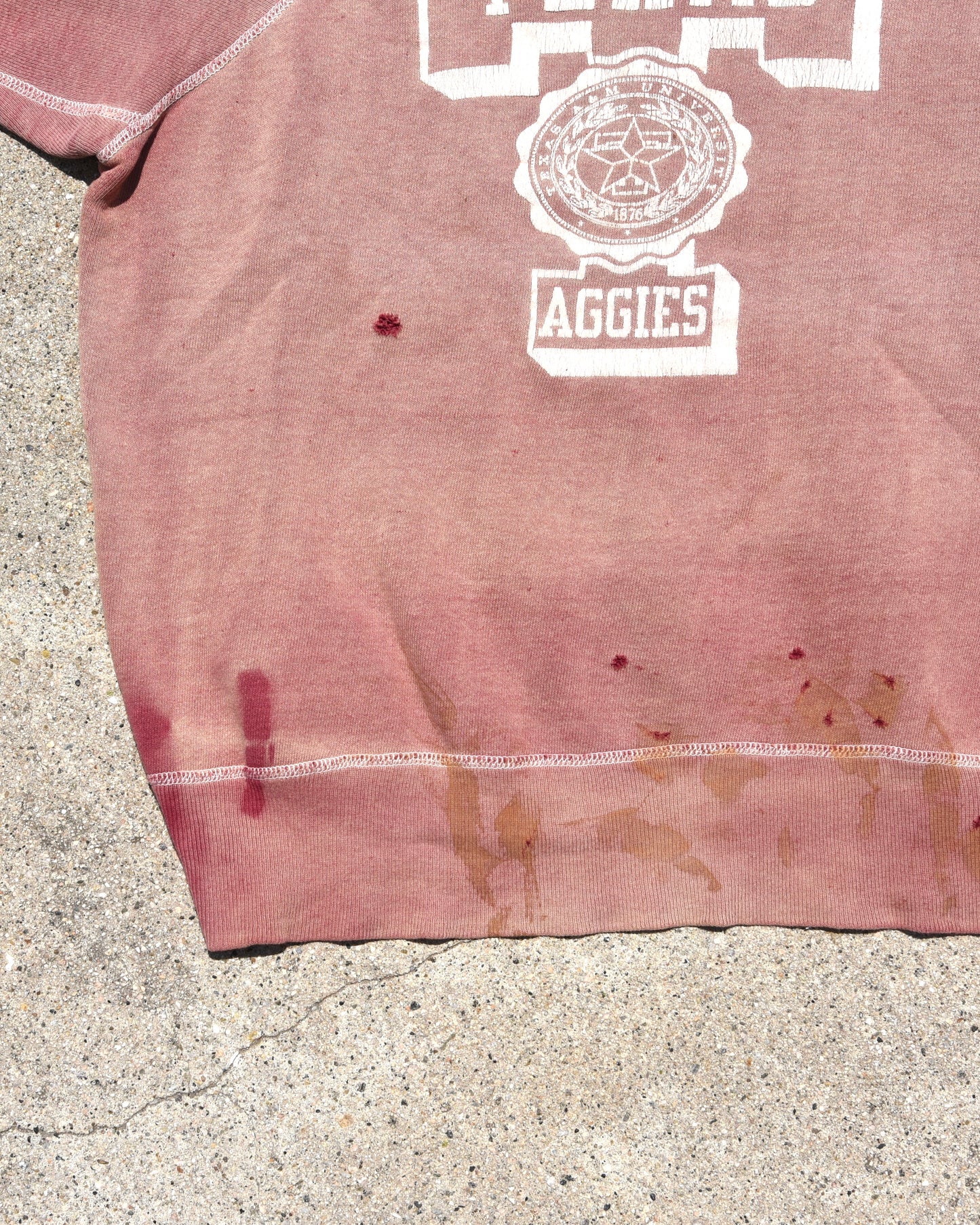 1960s Sun Faded Texas Aggies Sweatshirt