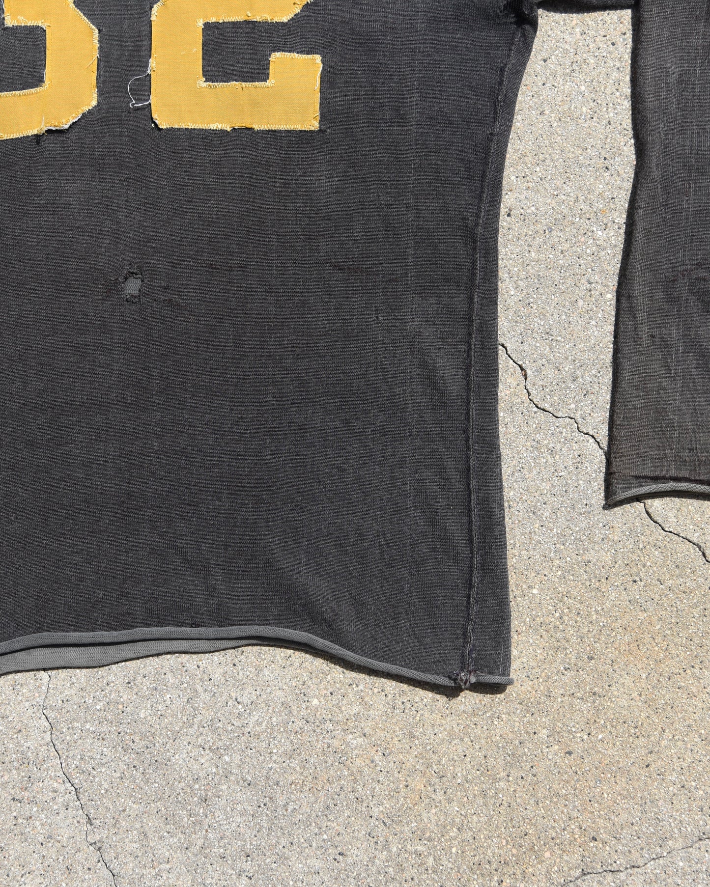 1950s Sun Faded Cotton Football Jersey
