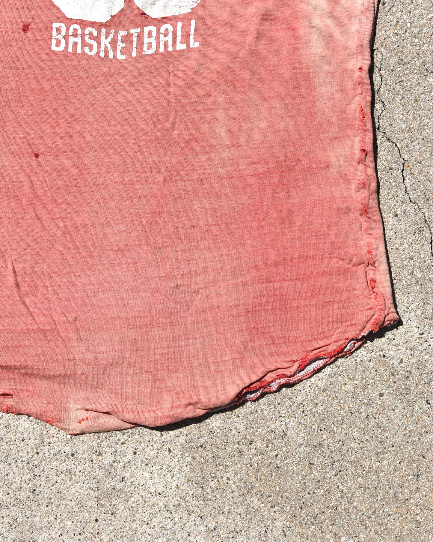 1950s Sun Faded Lamont Red Devils Double Face Jersey