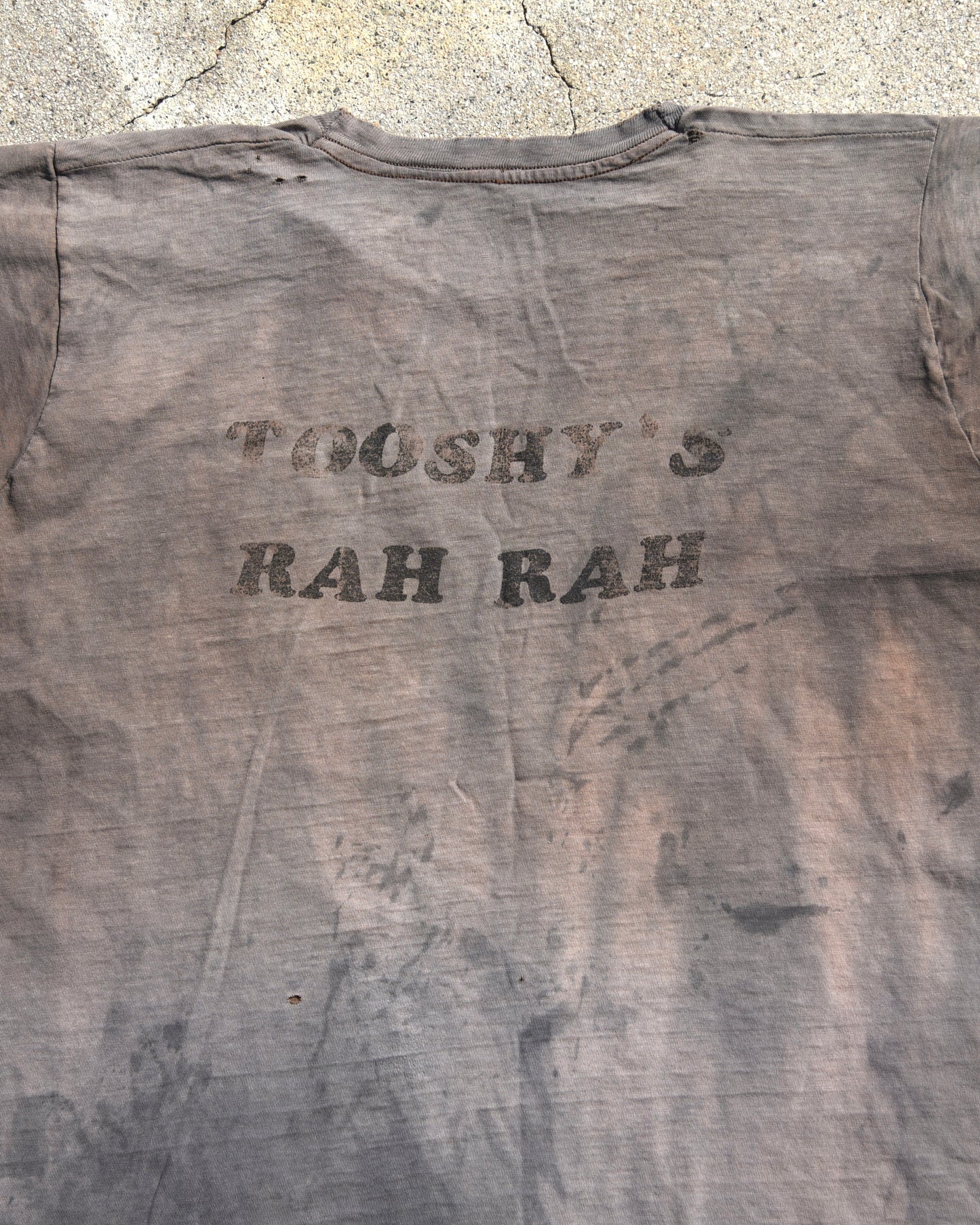 1970s Sun Faded Tooshy’s Rah Rah Pocket Tshirt