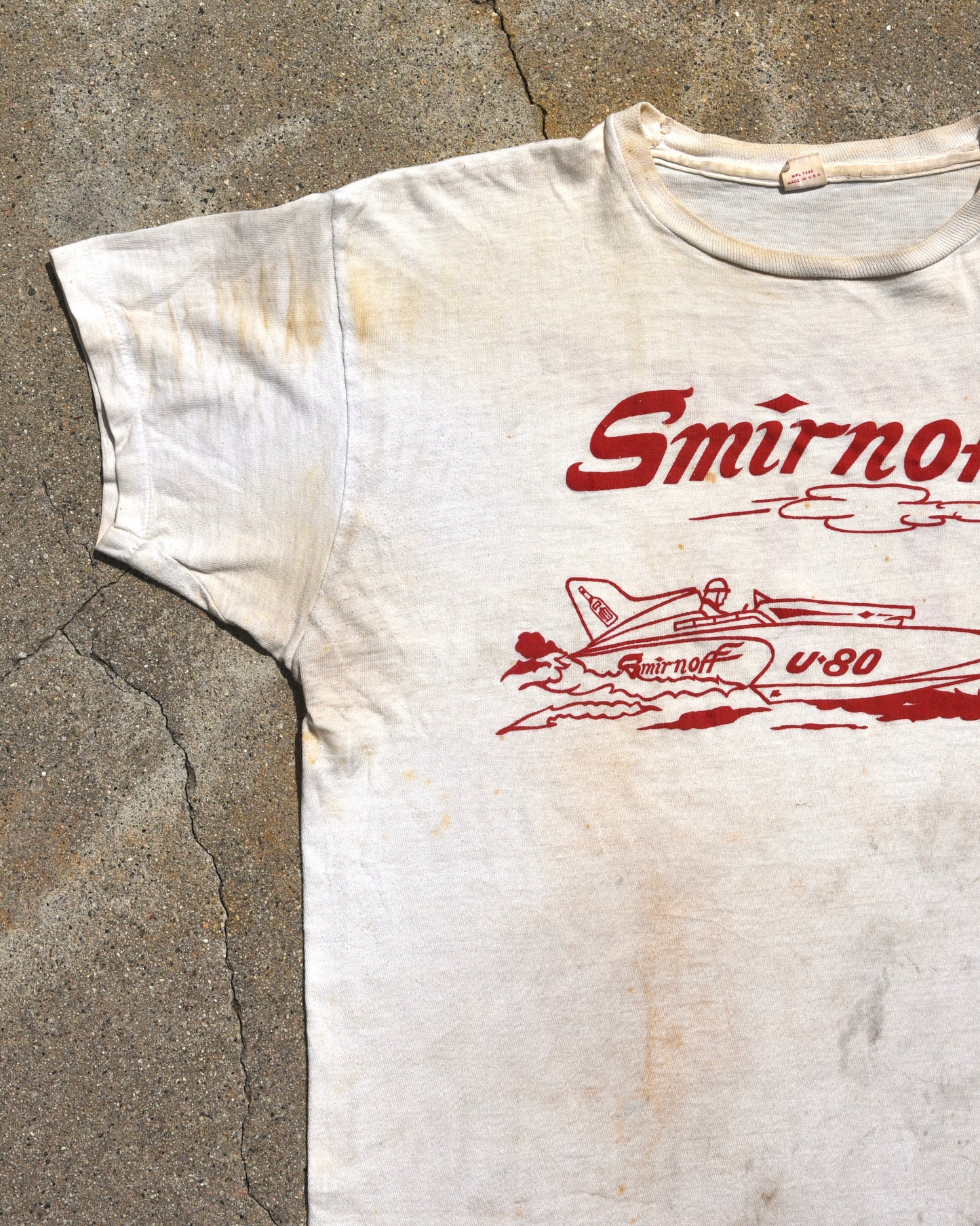 1950s Smirnoff Boat Racing Tshirt