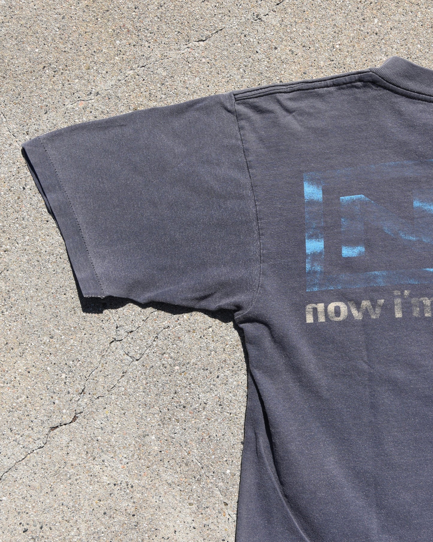 1991 Sun Faded Nine Inch Nails Now I’m Nothing Tshirt