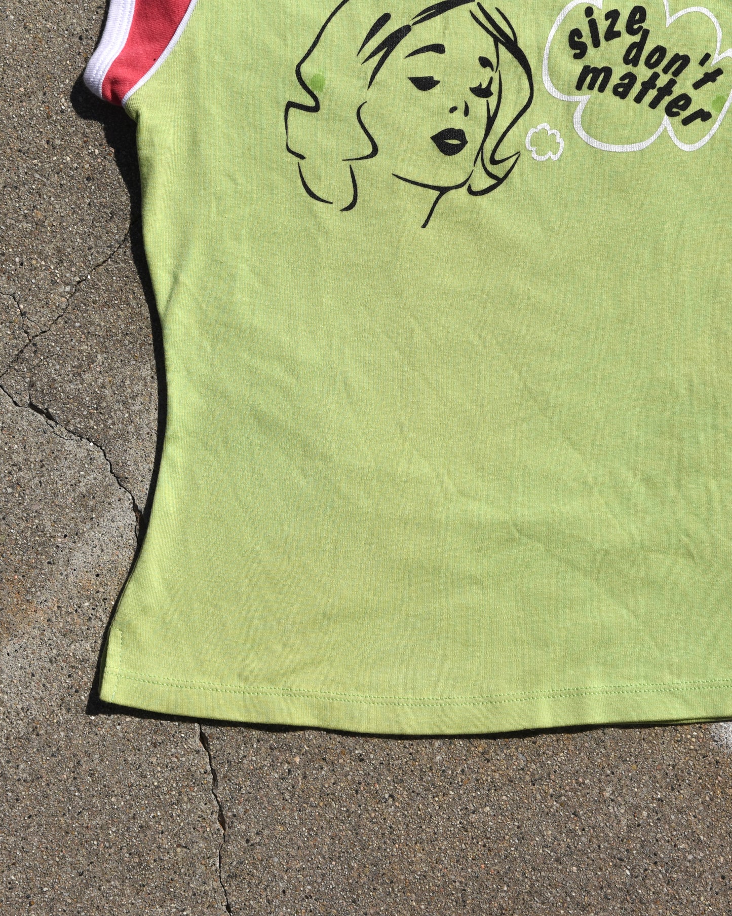 Y2K Size Don’t Matter Femme Tshirt