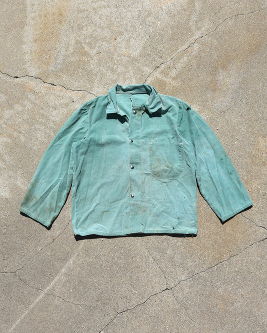 1970s Faded French Chore Coat