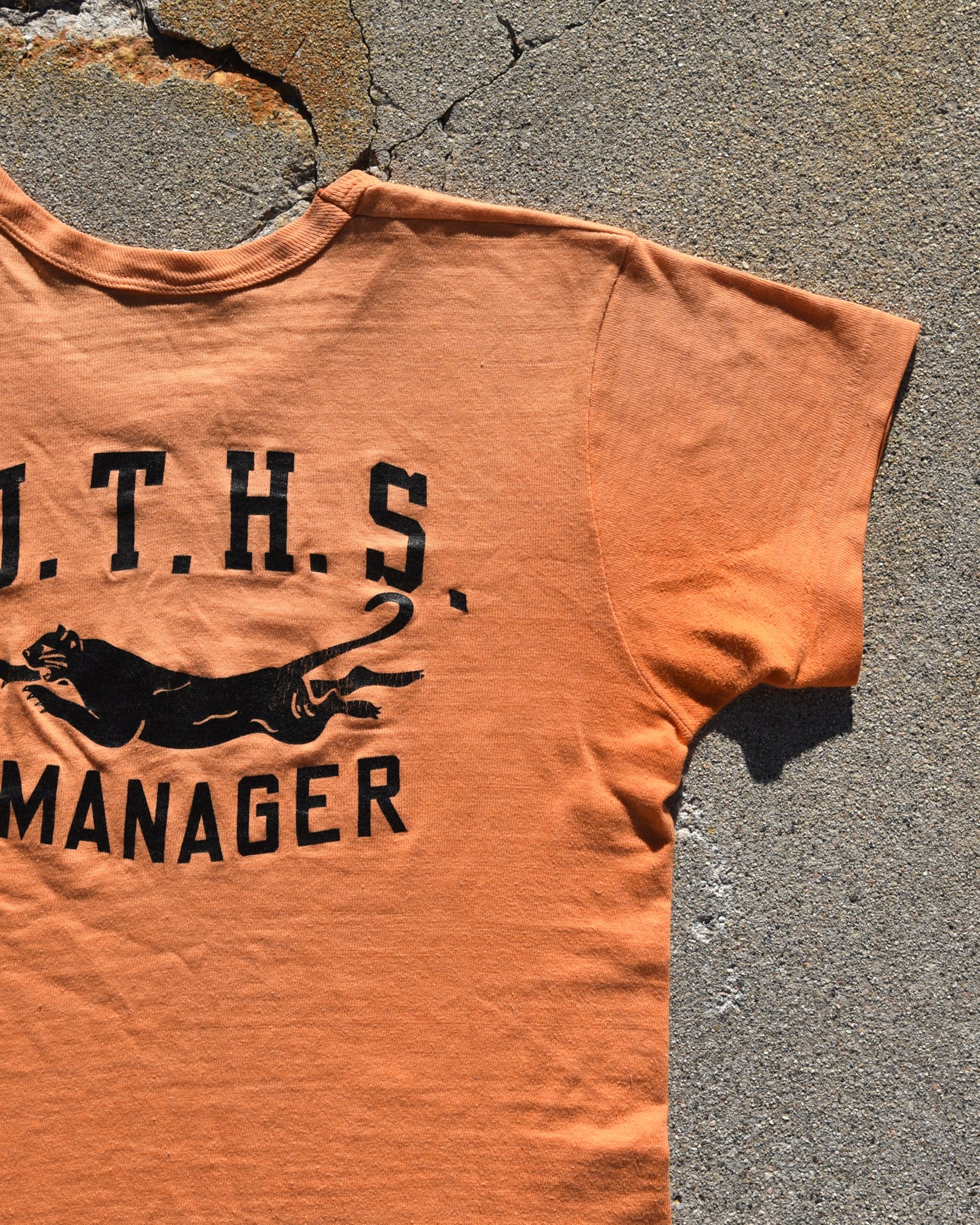 1950s Sun Faded UTHS Manager Tshirt