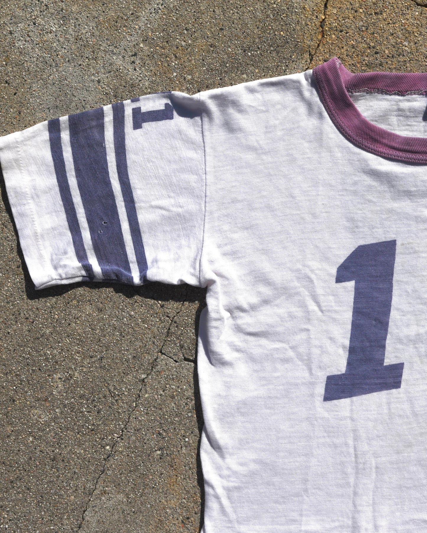 1950s Cotton Waterprint Football Jersey