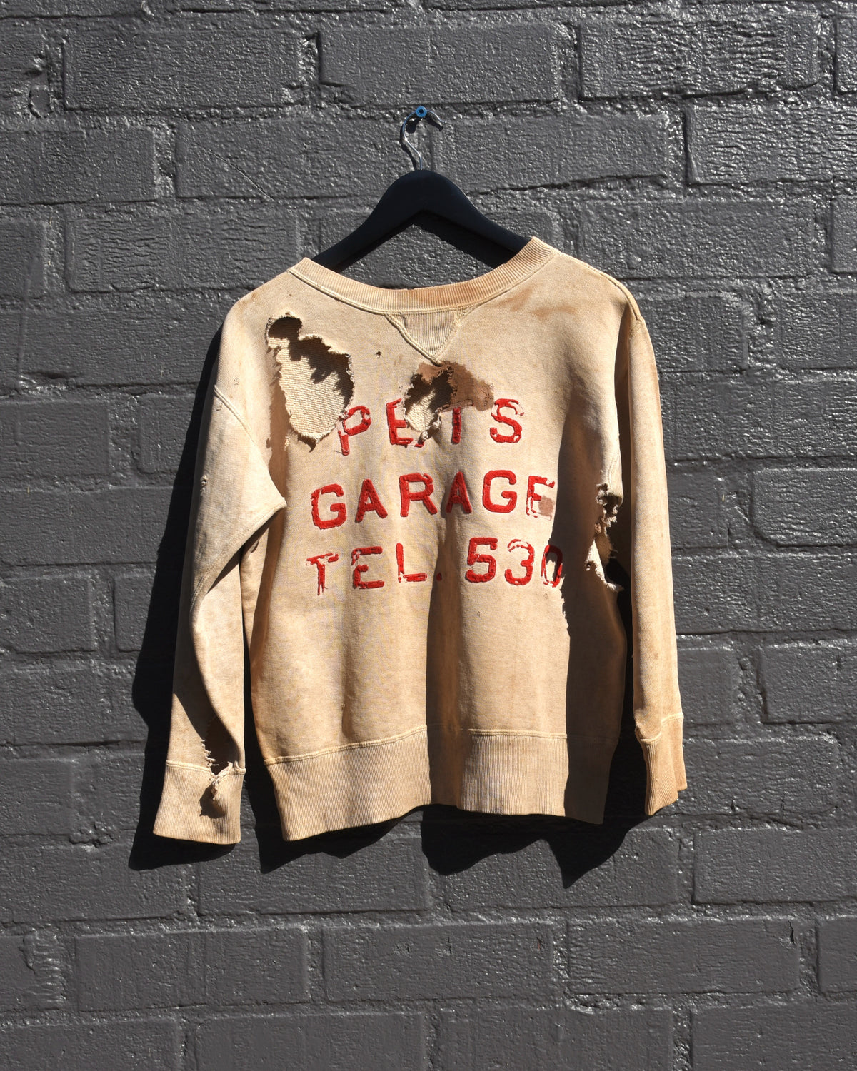 1950s Thrashed Pets Garage Double V Sweatshirt