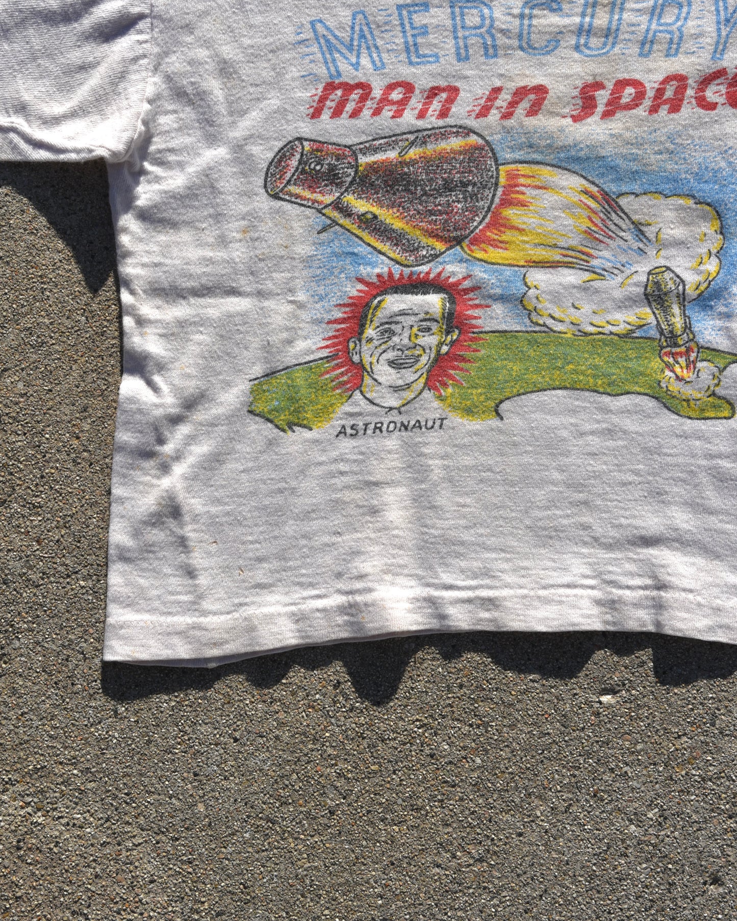 1950s Mercury Man In Space Baby Tshirt
